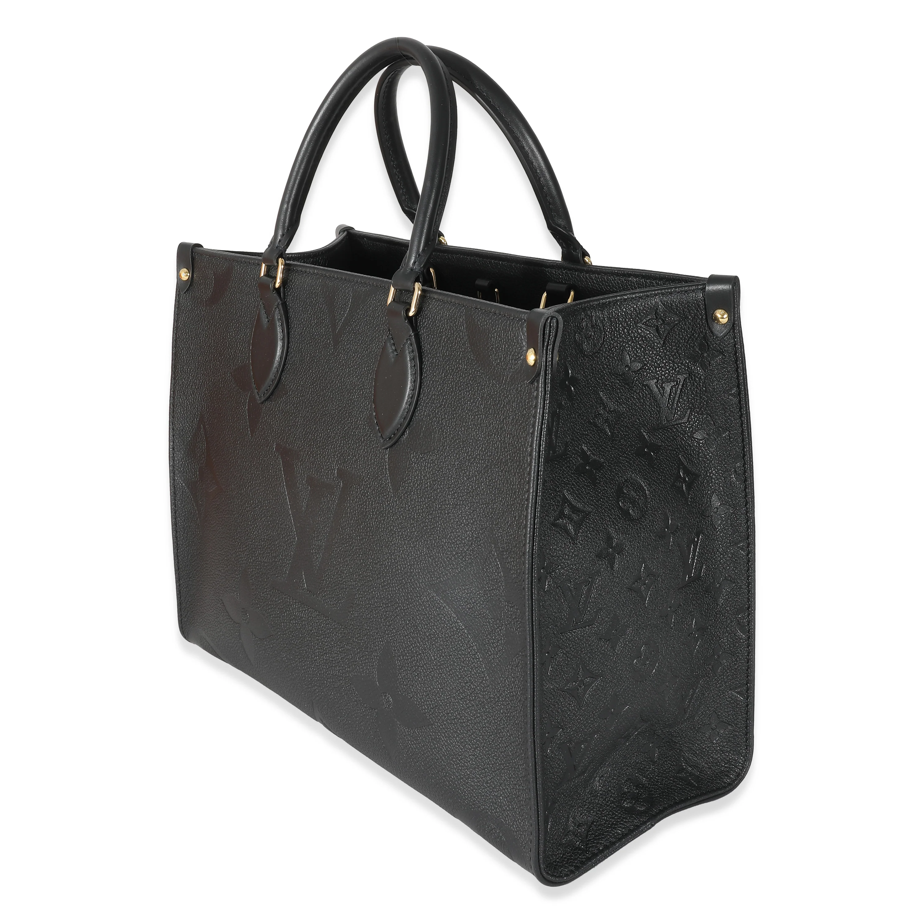 Louis Vuitton Black Monogram Giant Empreinte Onthego MM - Image 3