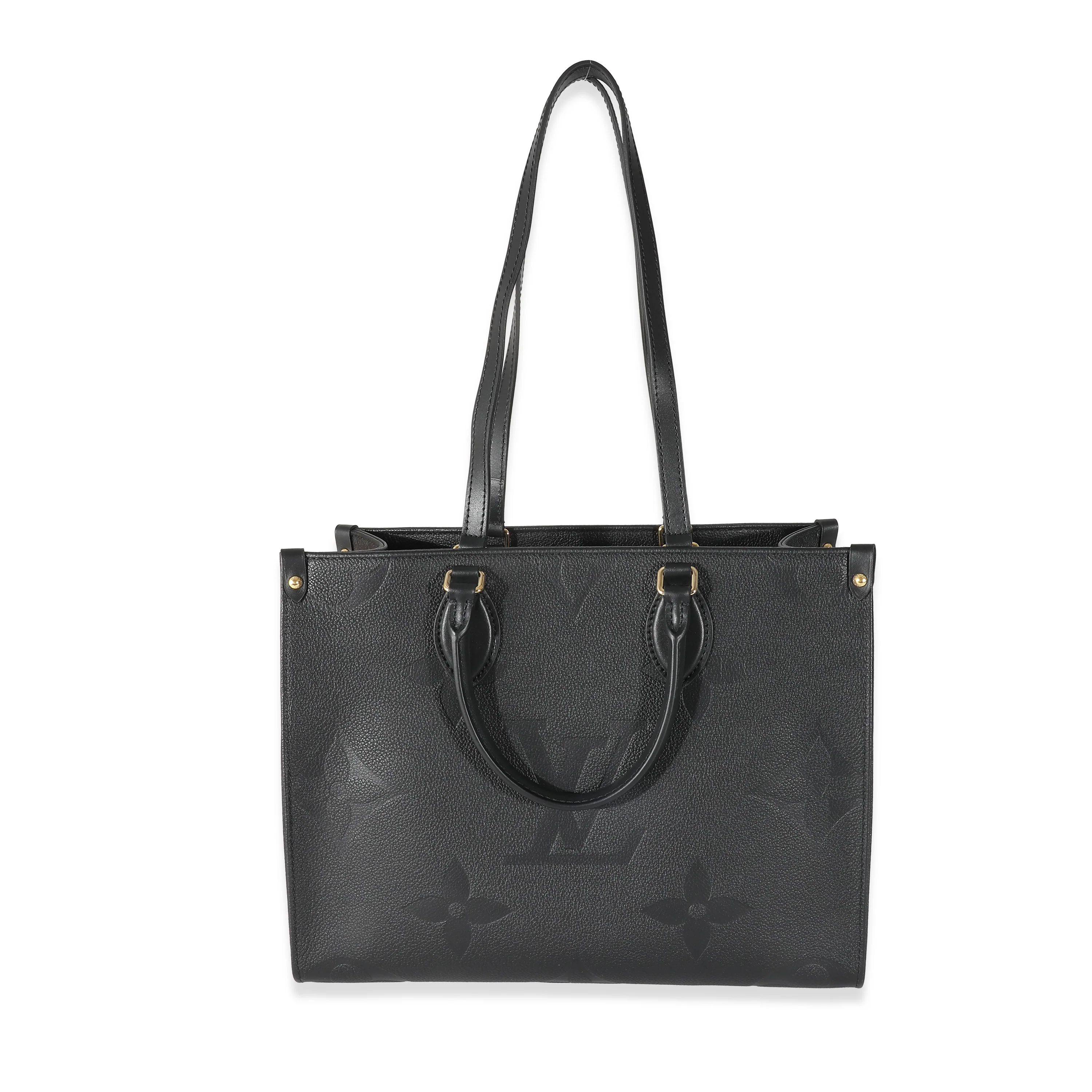 Louis Vuitton Black Monogram Giant Empreinte Onthego MM - Image 4