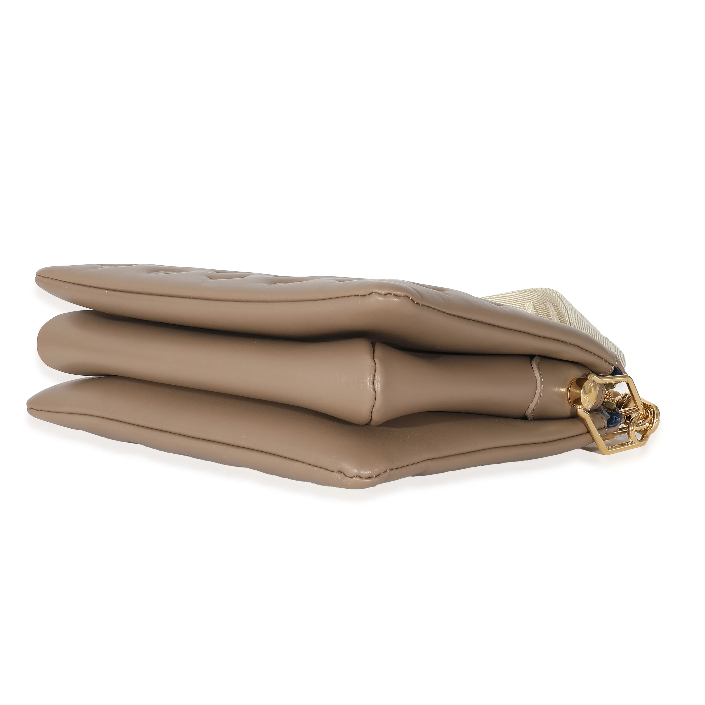 Louis Vuitton Taupe Monogram Embossed Lambskin Coussin PM - Image 6