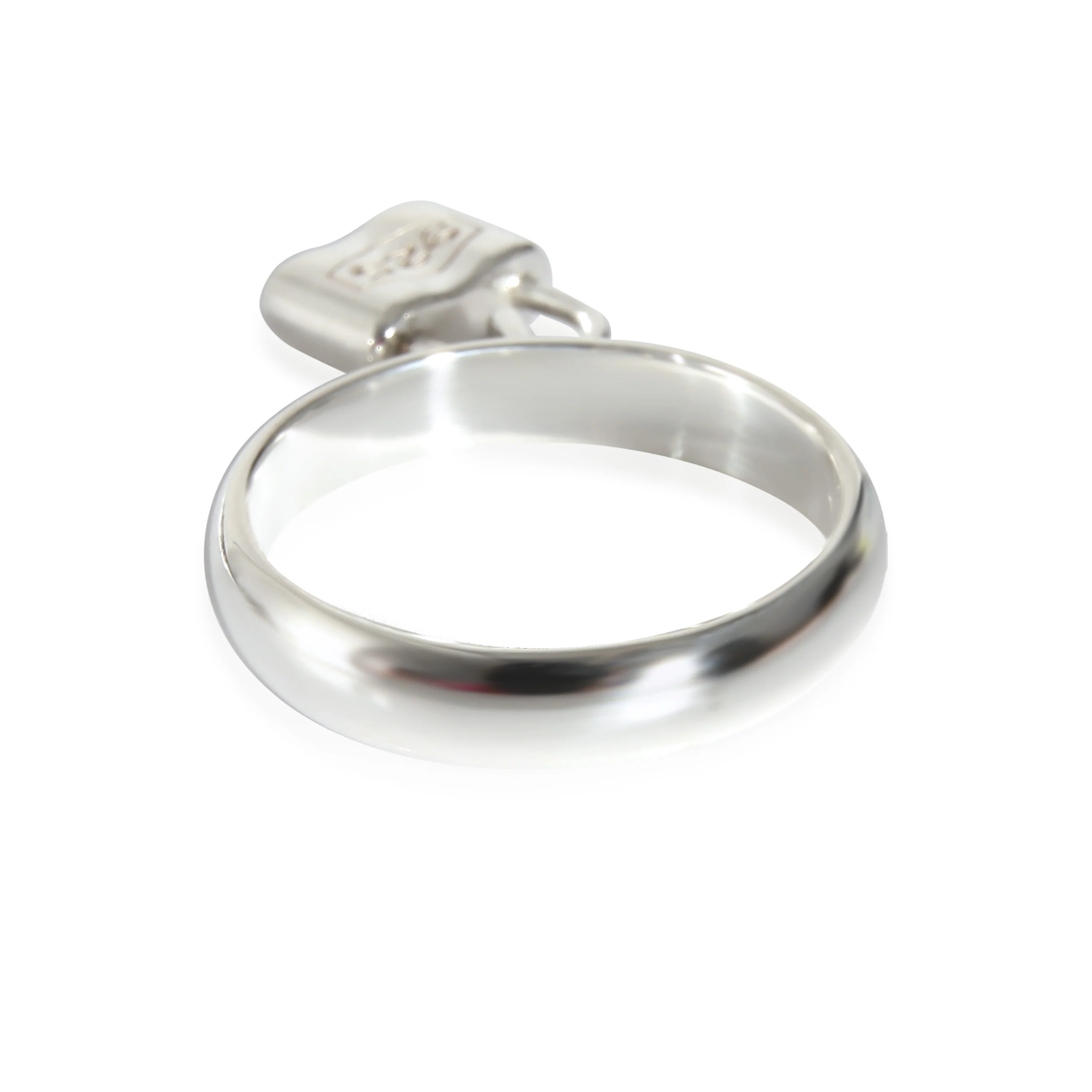 Tiffany & Co. 1837 Charm Lock Ring in Sterling Silver - Image 3
