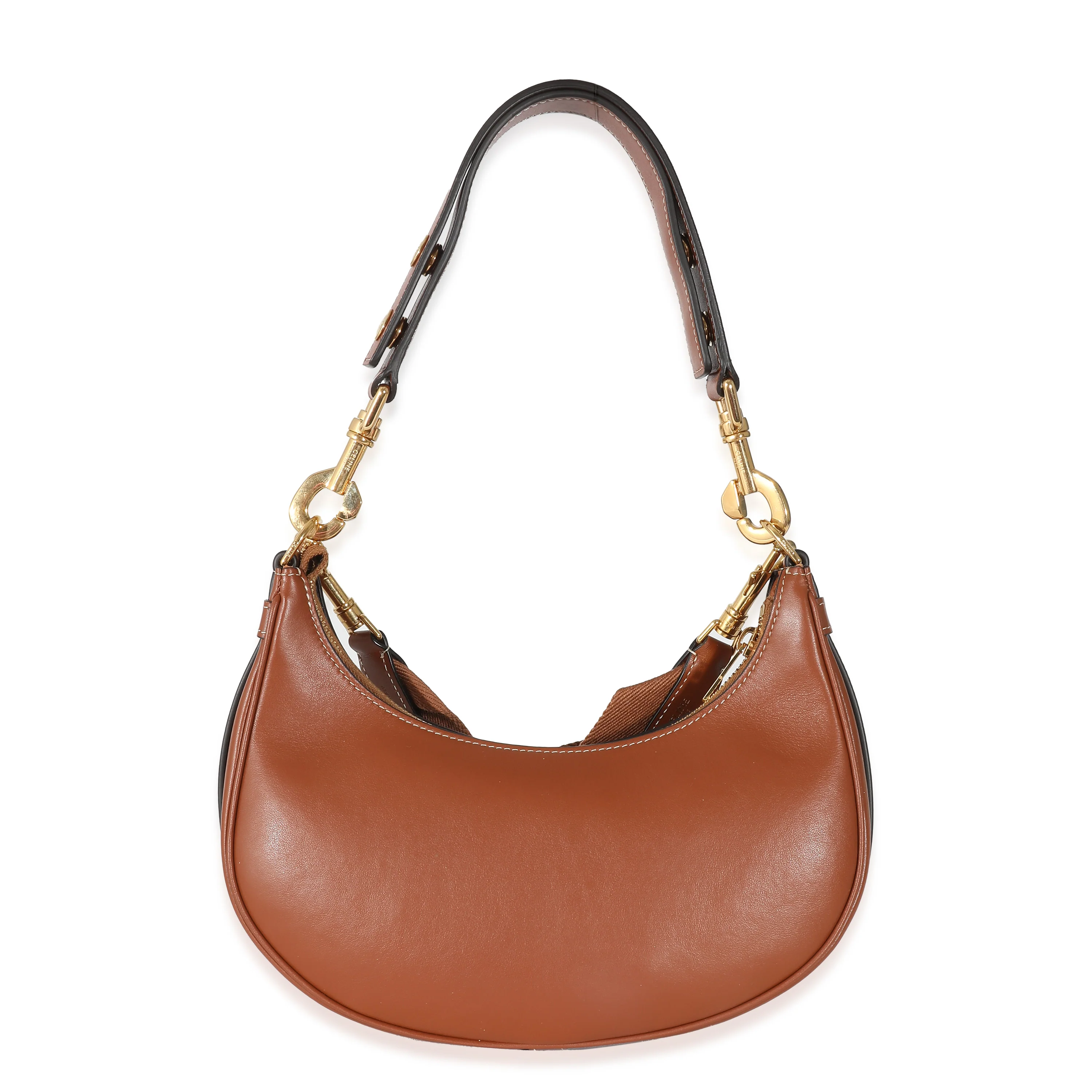 Celine Tan Smooth Calfskin Medium Ava Strap Bag - Image 5