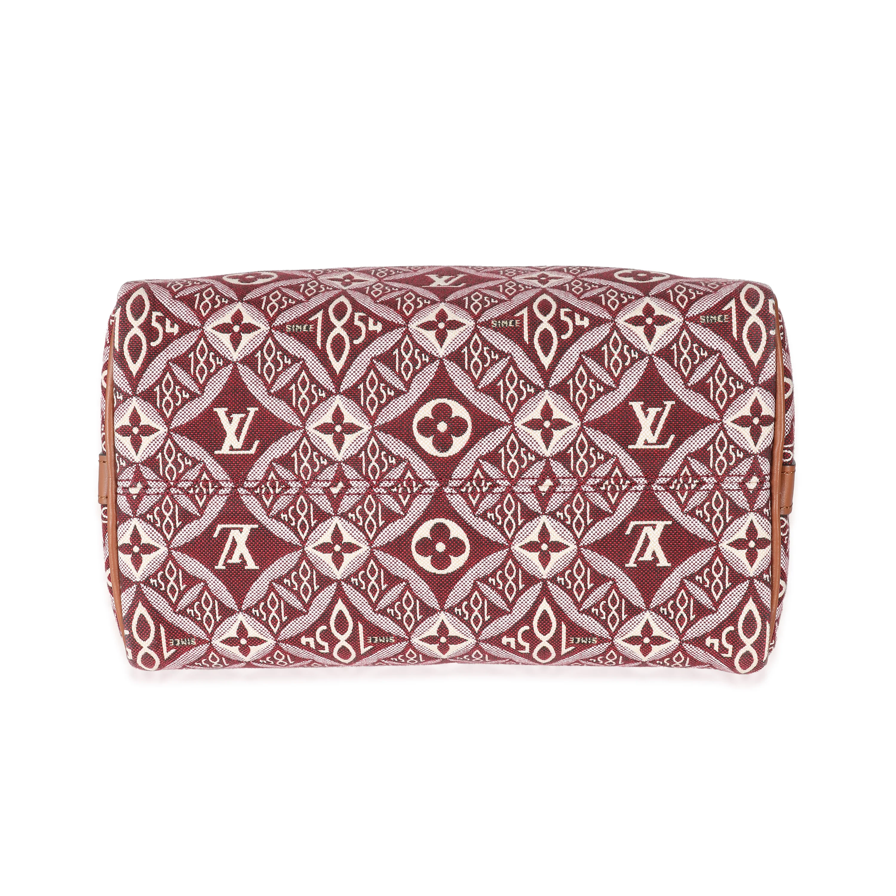 Louis Vuitton Bordeaux Jacquard Monogram Since 1854 Speedy Bandoulière 25 - Image 7