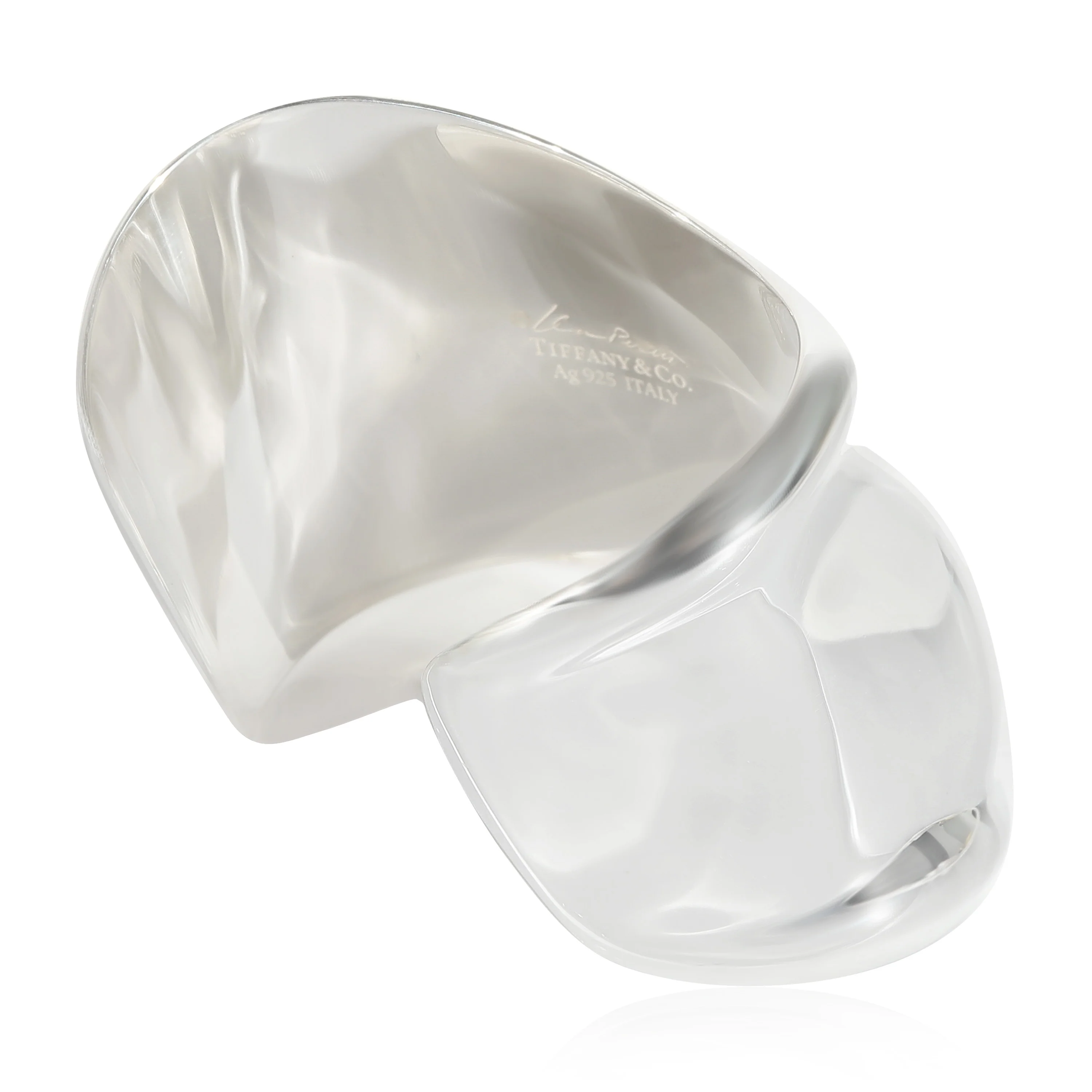 Tiffany & Co. Elsa Peretti Right Wrist Bone Cuff in Sterling Silver, Size Small - Image 3