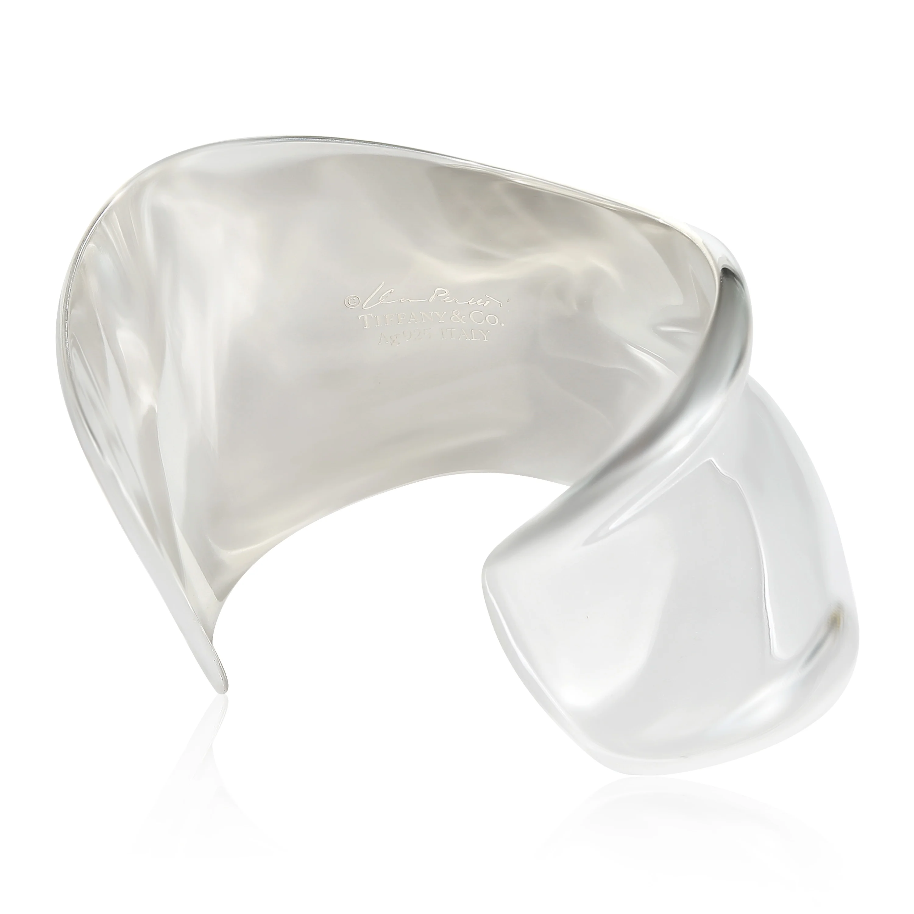 Tiffany & Co. Elsa Peretti Right Wrist Bone Cuff in Sterling Silver, Size Small - Image 4