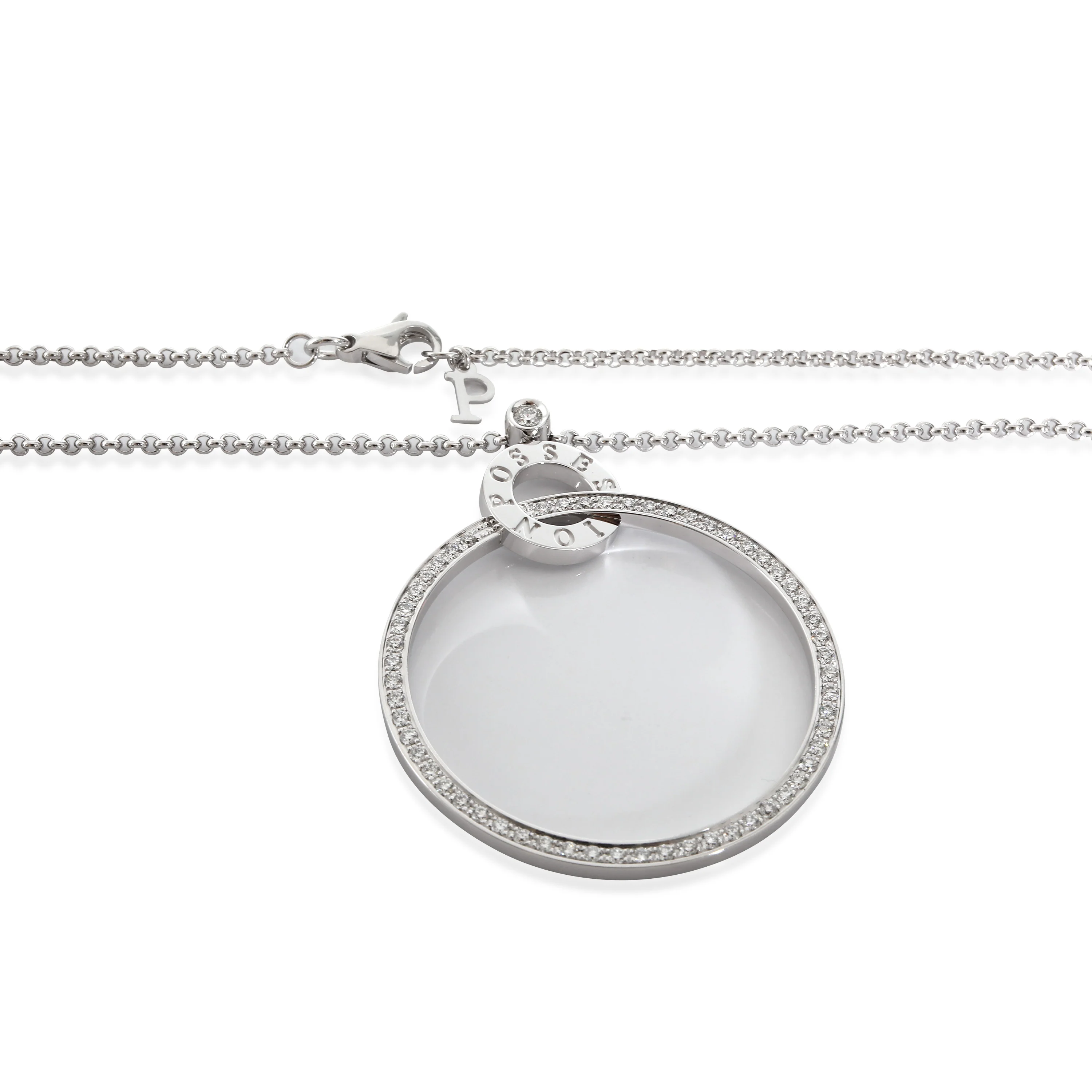 Possession Diamond Pendant in 18K White Gold 1.25 CTW - Image 3