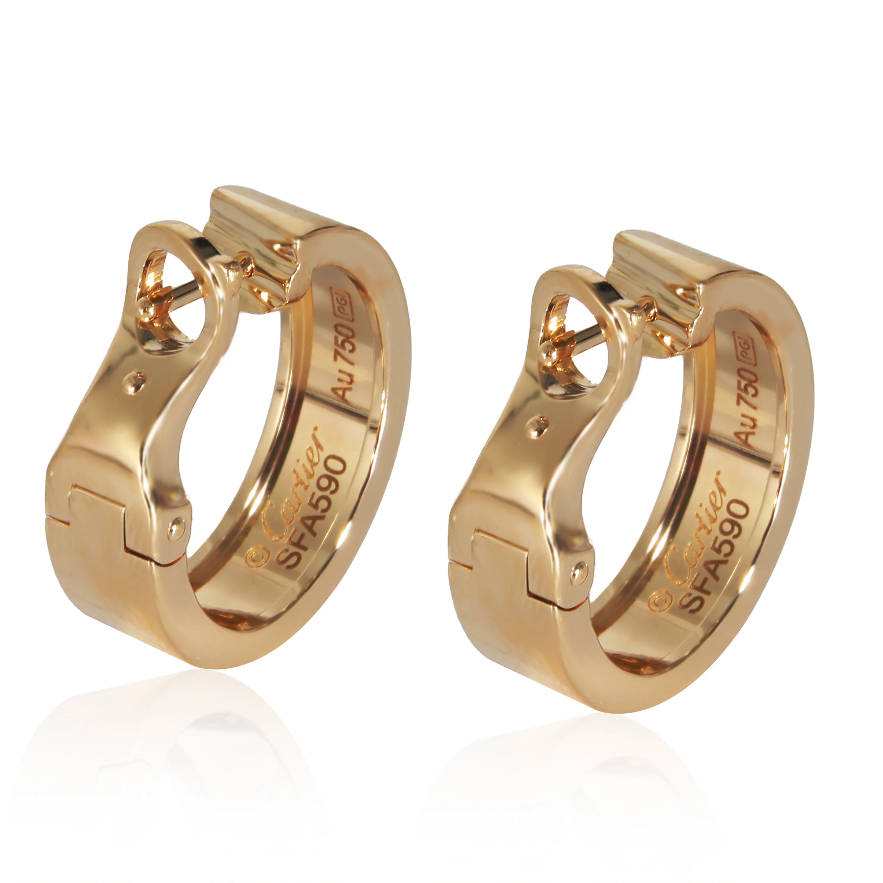 Cartier Love Earrings in 18K Yellow Gold - Image 3