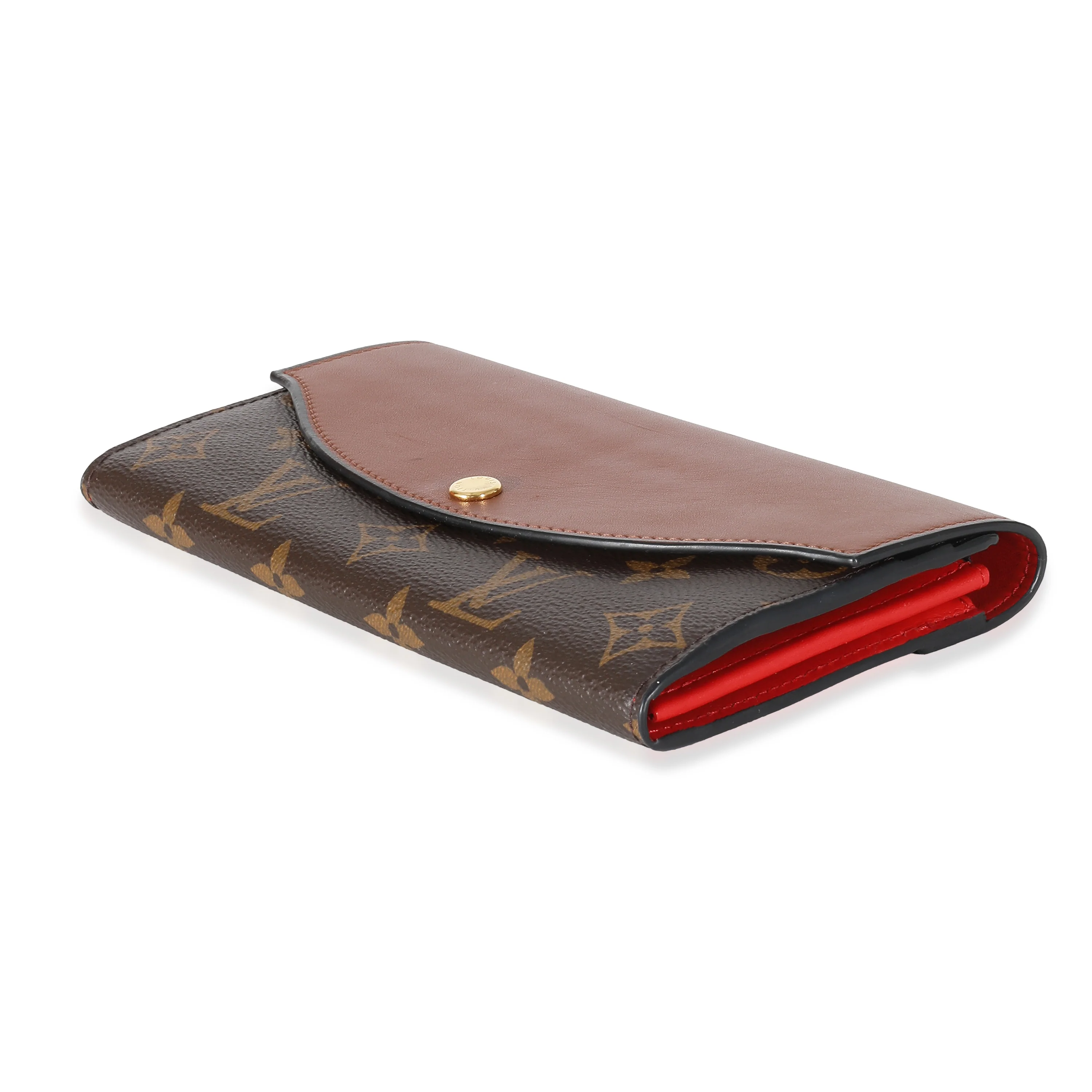 Louis Vuitton Marron Monogram Canvas Sarah Tuileries Wallet - Image 6