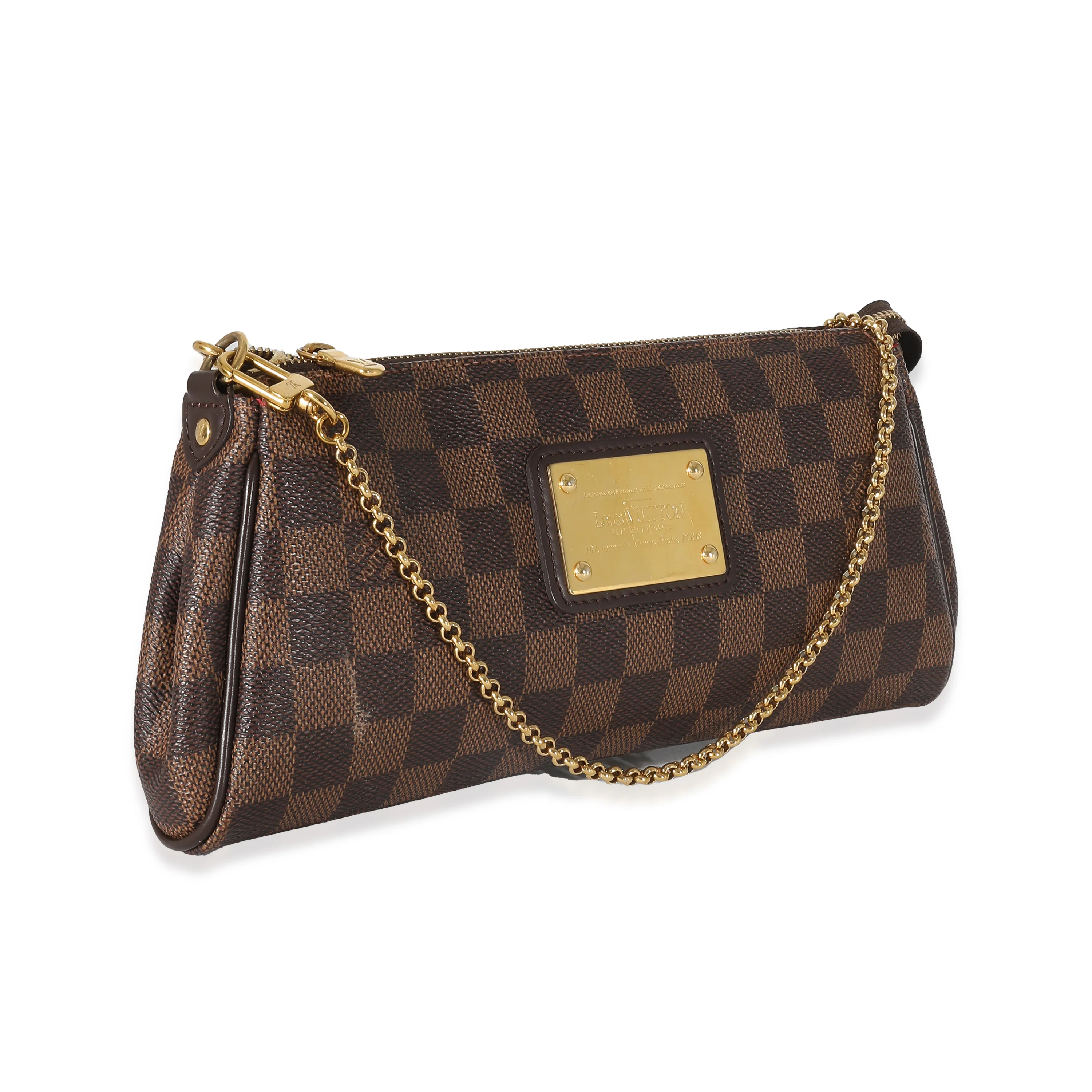 Louis Vuitton Damier Ebene Canvas Eva Clutch - Image 3