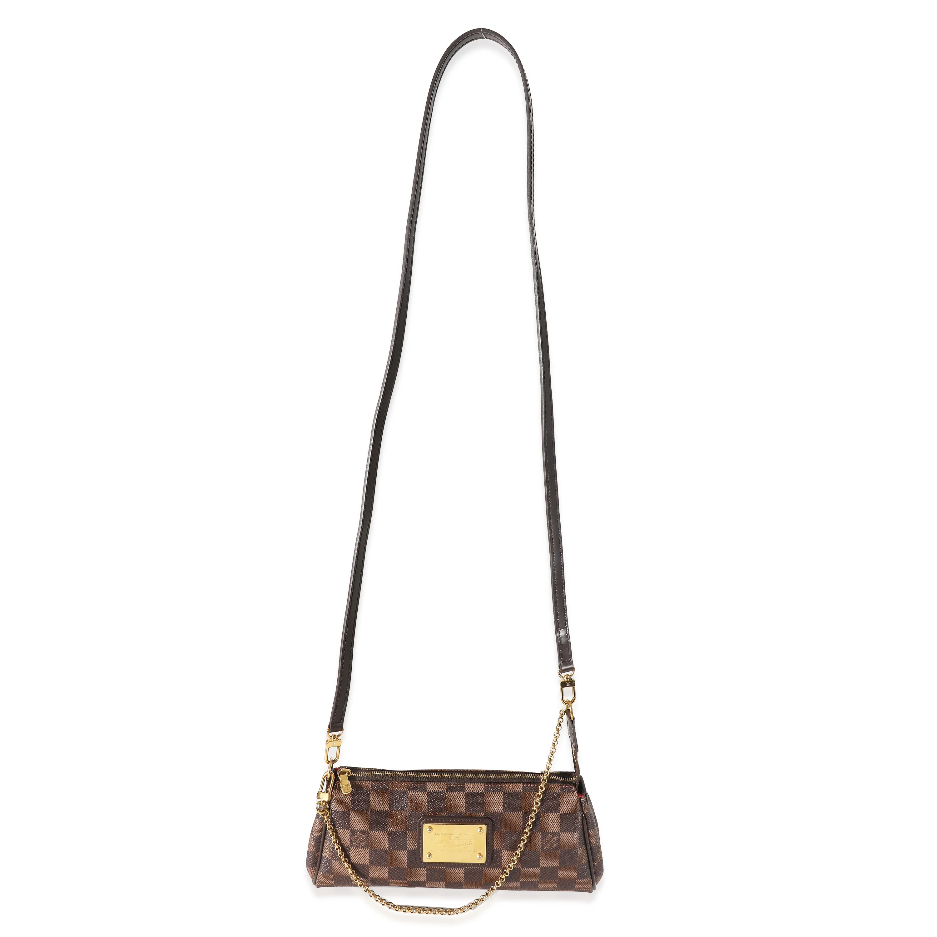 Louis Vuitton Damier Ebene Canvas Eva Clutch - Image 8