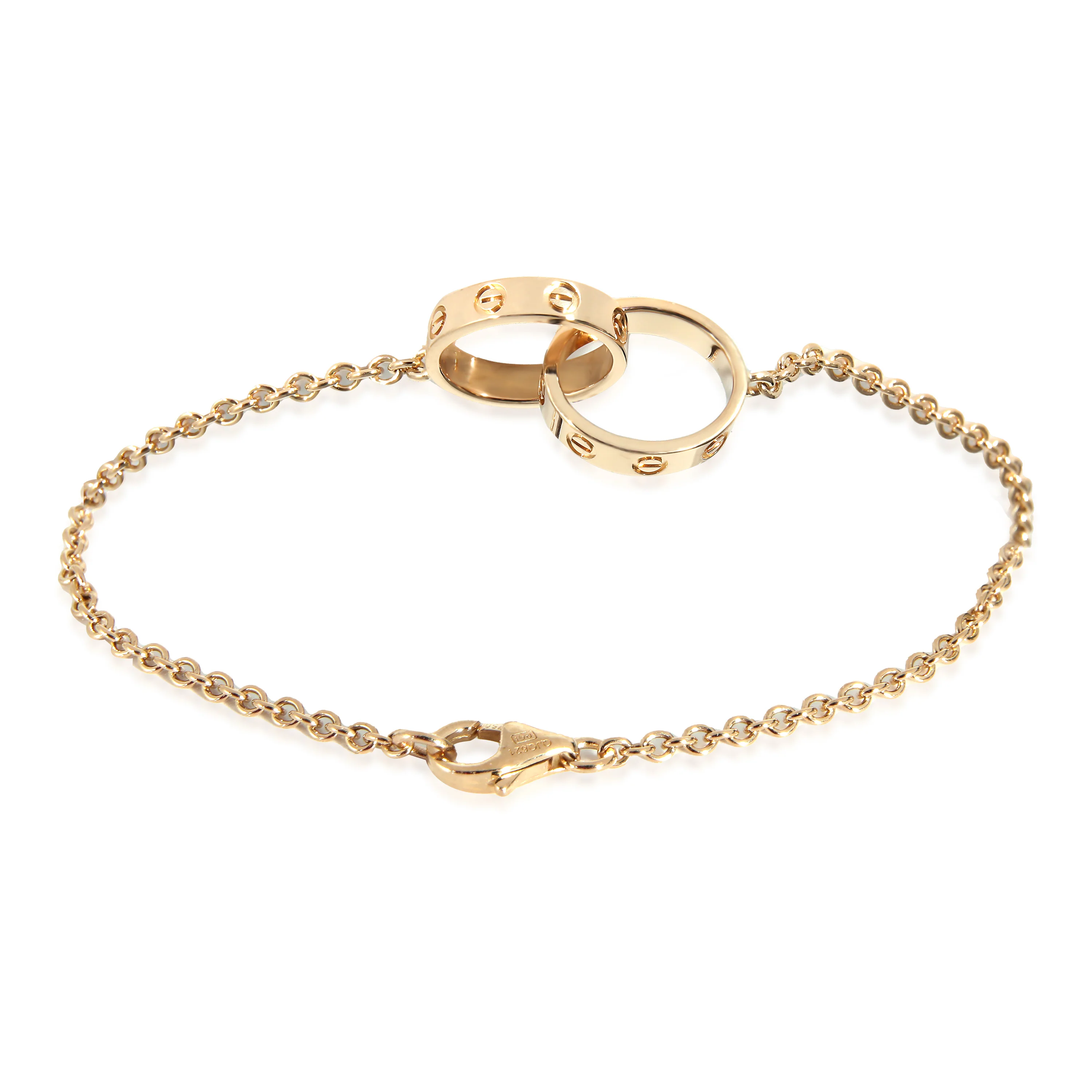 Cartier Love Bracelet On Chain (Yellow Gold) - Image 3