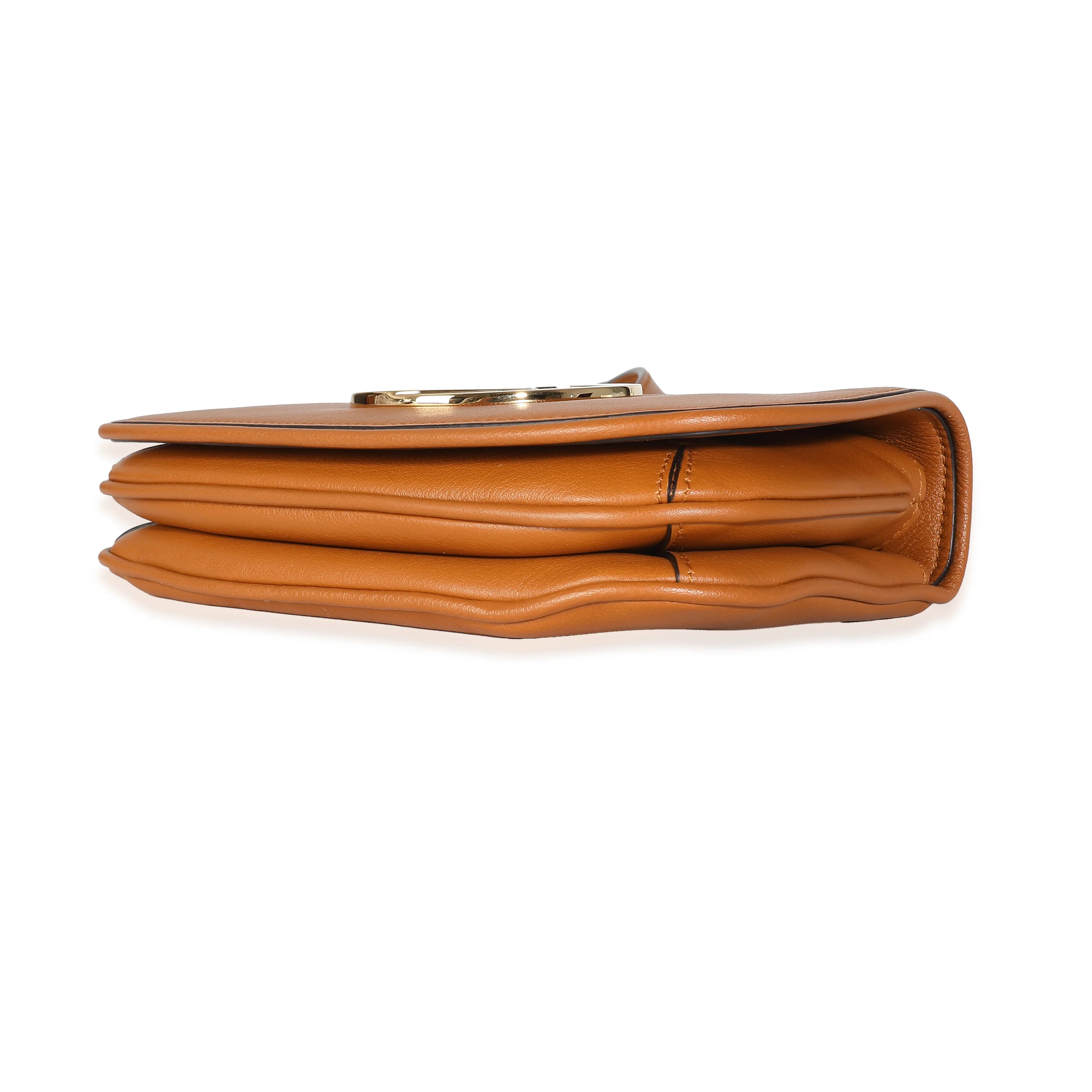 Brown Calfskin Web Mini Blondie Bag - Image 8
