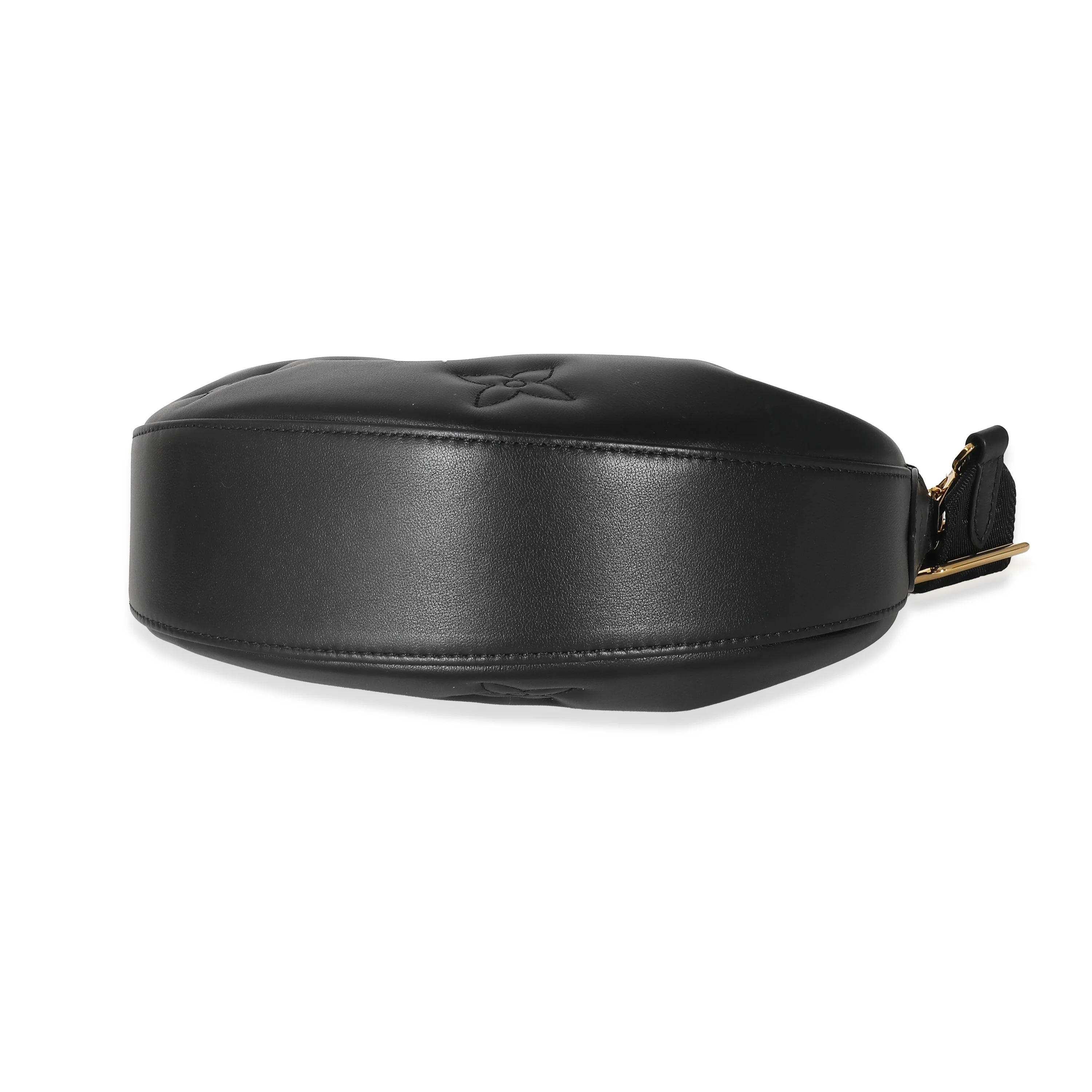 Louis Vuitton Black Calfskin Bubblegram Over The Moon - Image 4