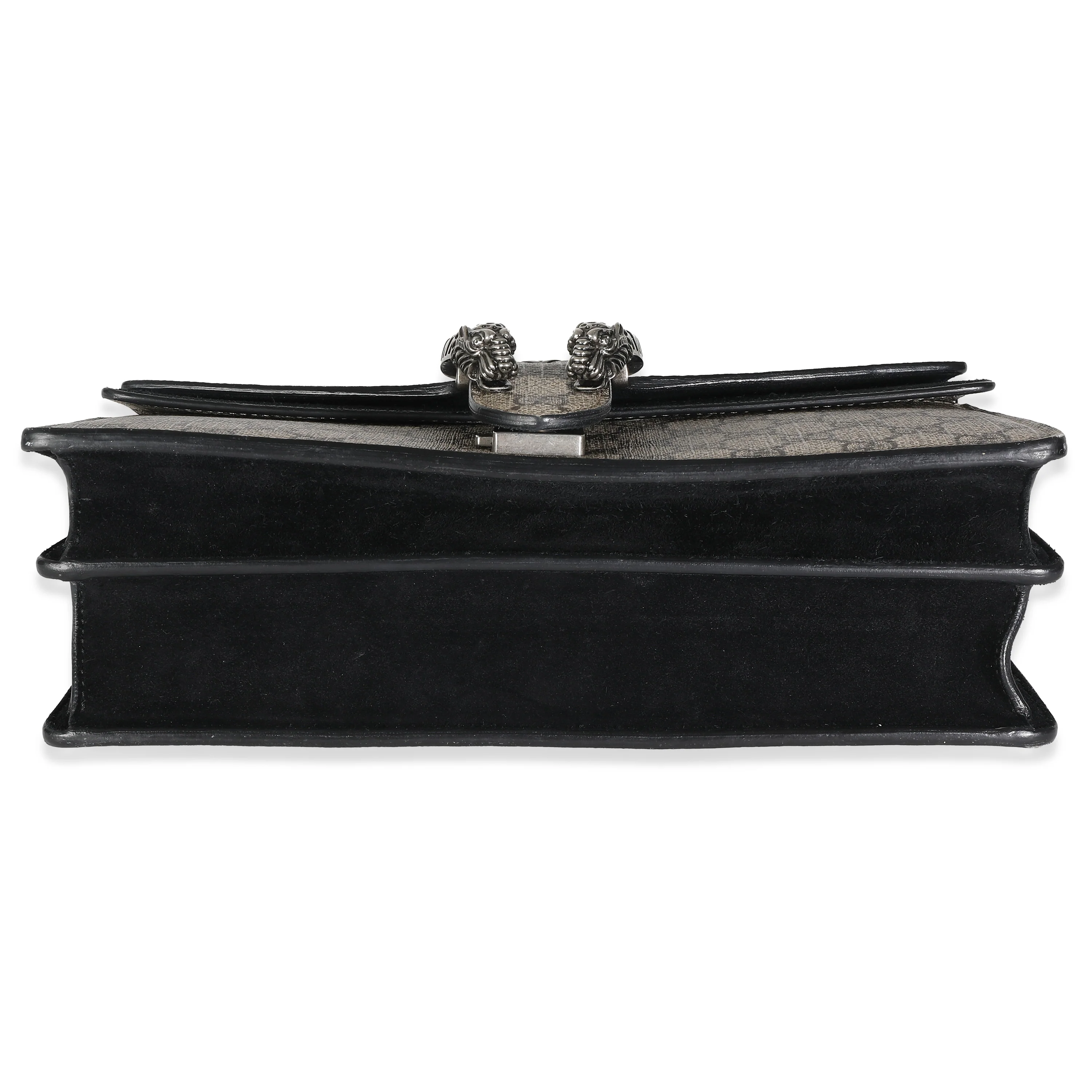 Black Suede Beige Canvas GG Supreme Small Dionysus - Image 5