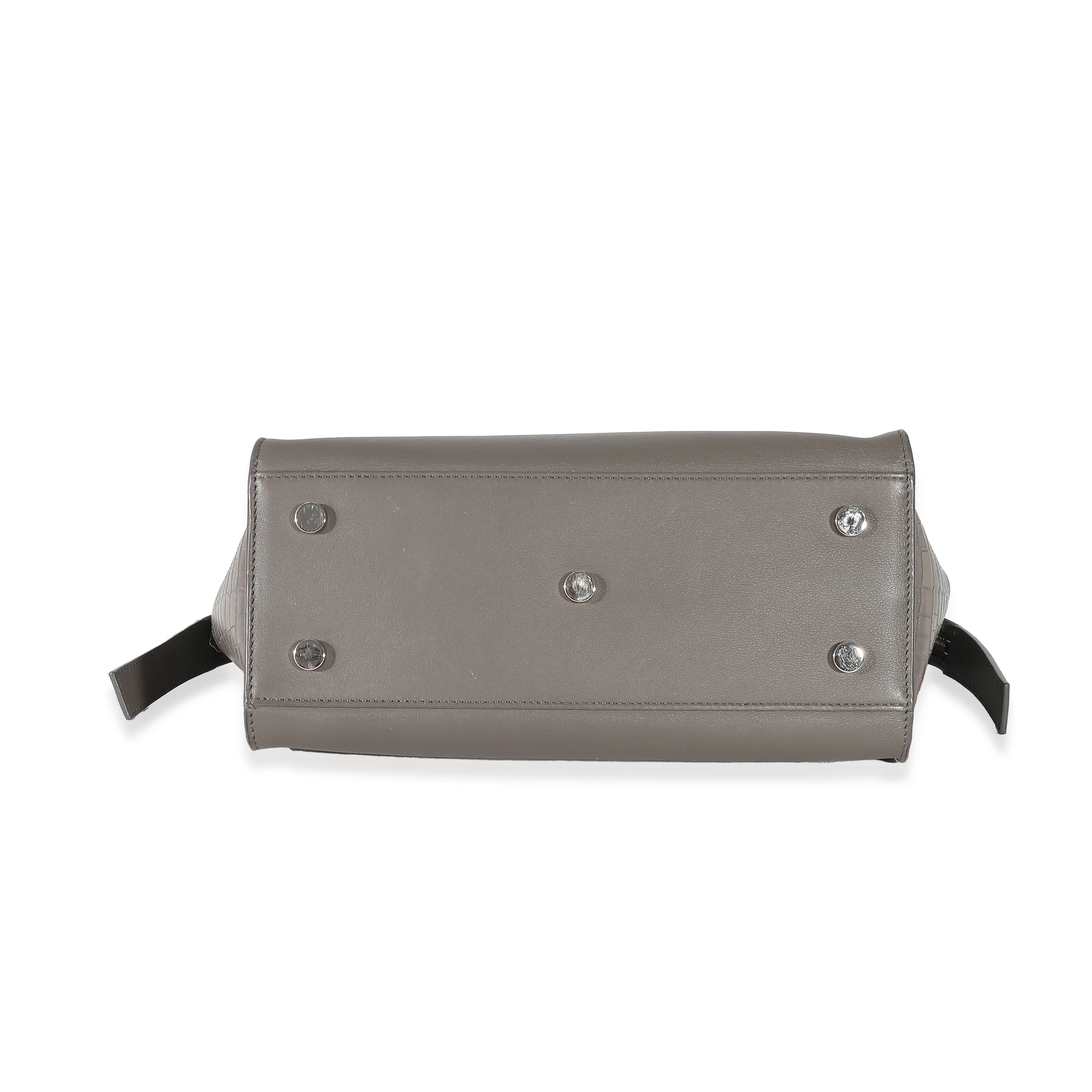Earth Smooth Crocodile Embossed Calfskin Baby Downtown Cabas - Image 6