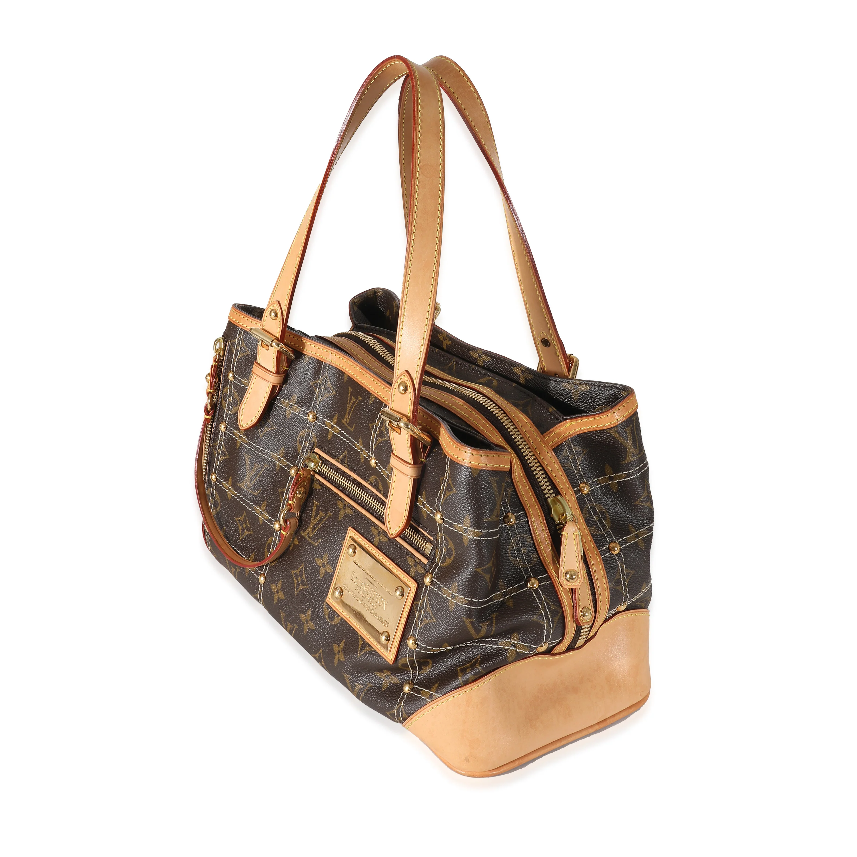 Louis Vuitton Monogram Canvas Riveting Bag - Image 2