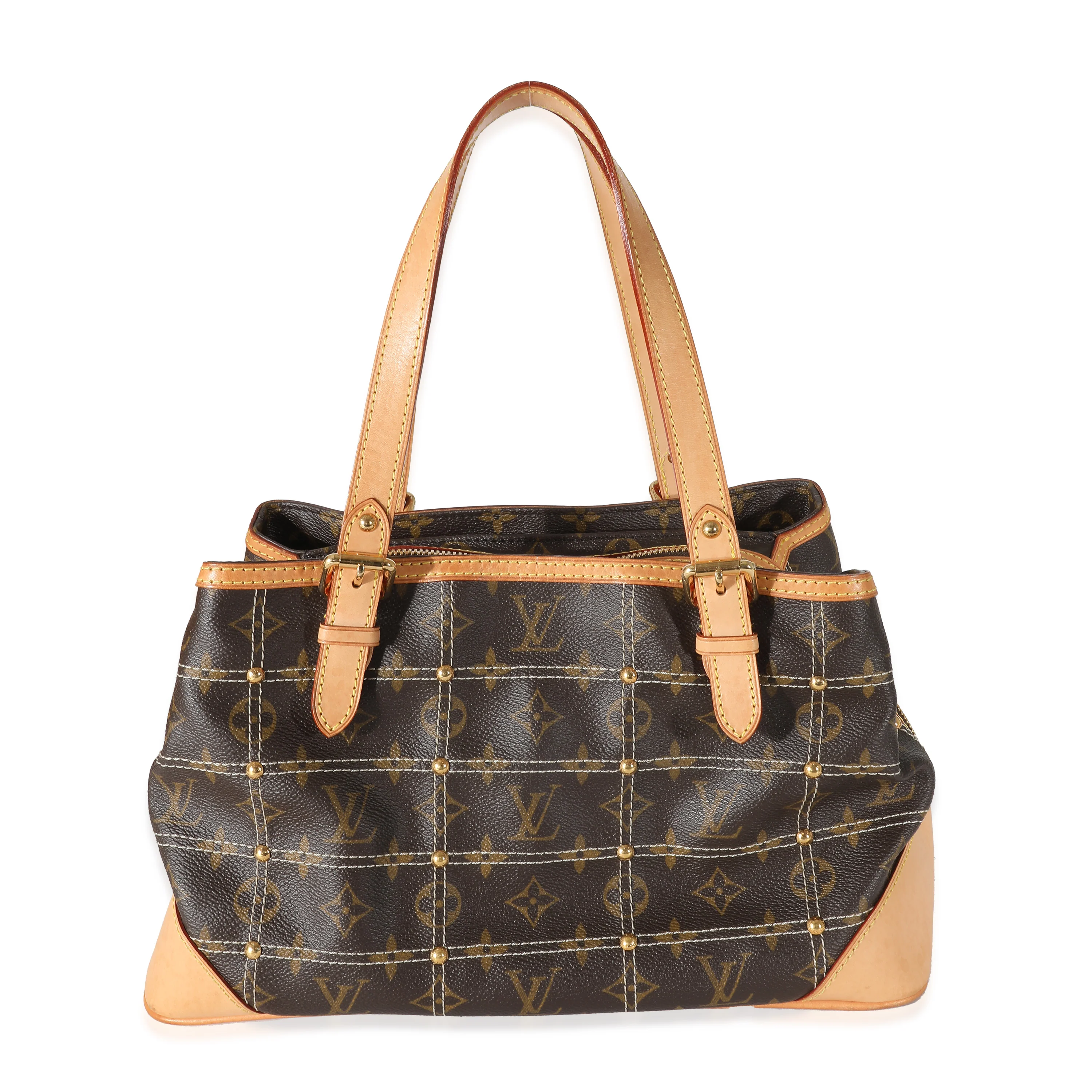 Louis Vuitton Monogram Canvas Riveting Bag - Image 5