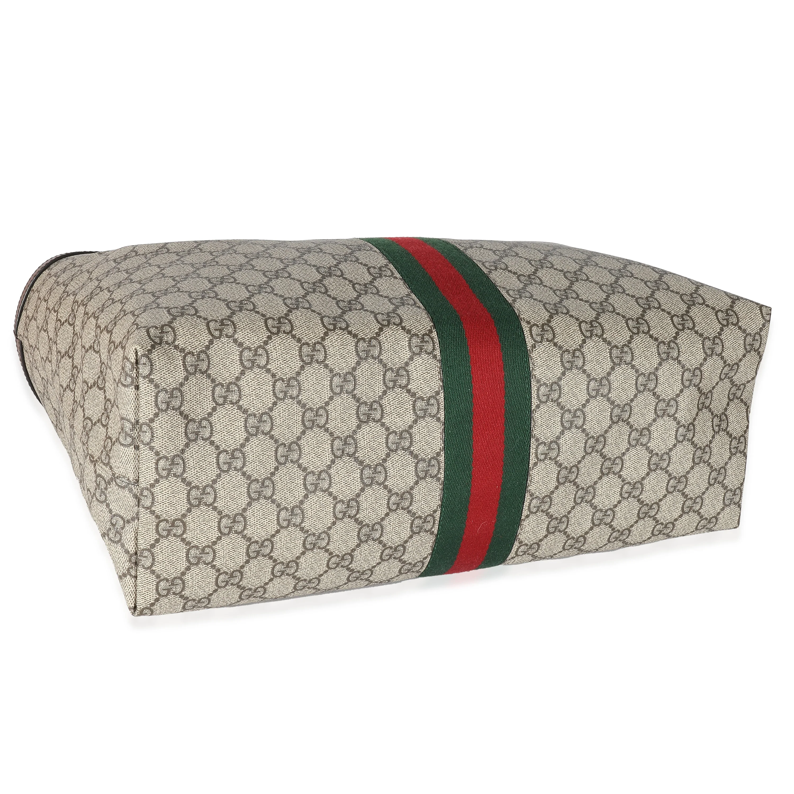 Gucci Beige GG Supreme Canvas Ophidia GG Medium Tote - Image 4