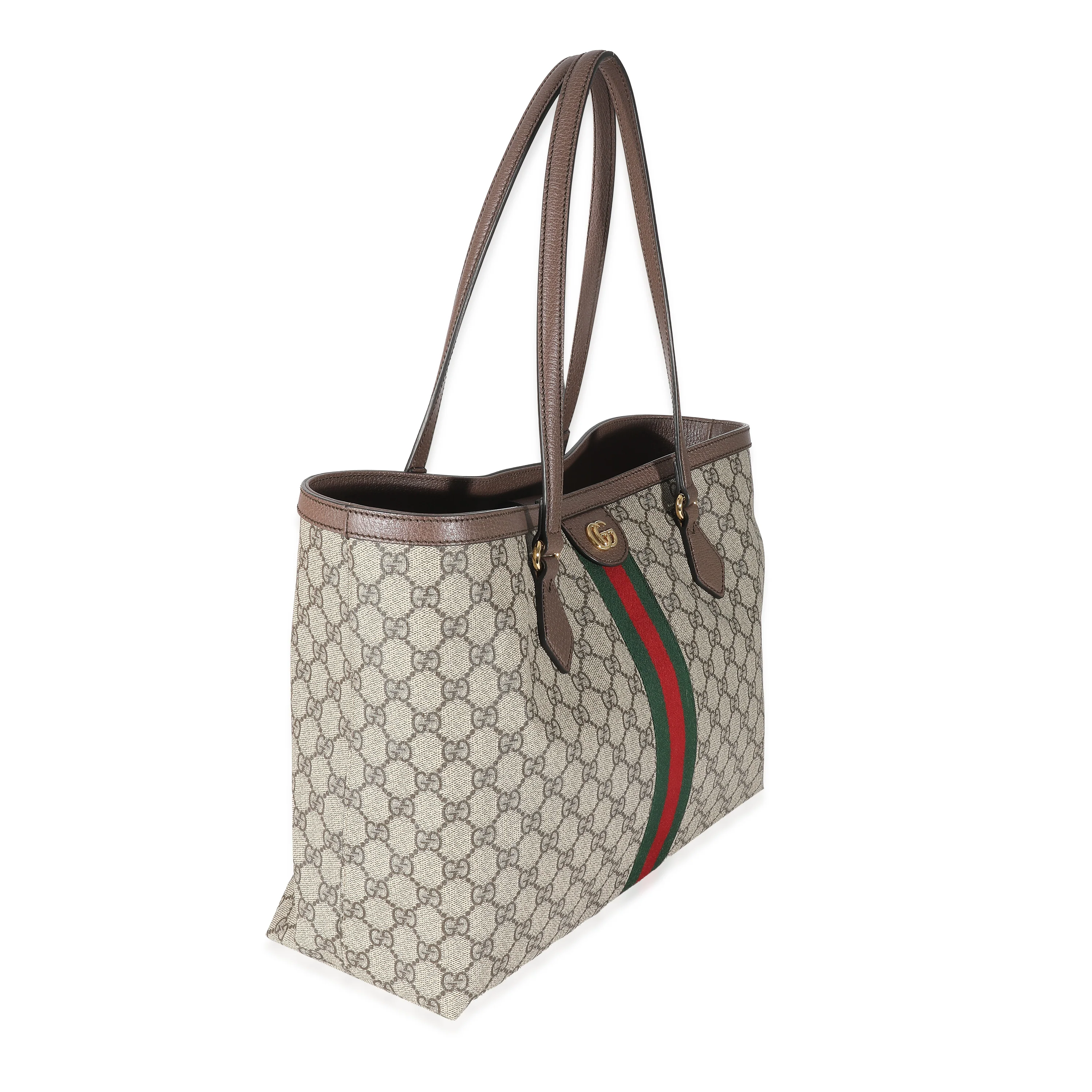 Gucci Beige GG Supreme Canvas Ophidia GG Medium Tote - Image 7
