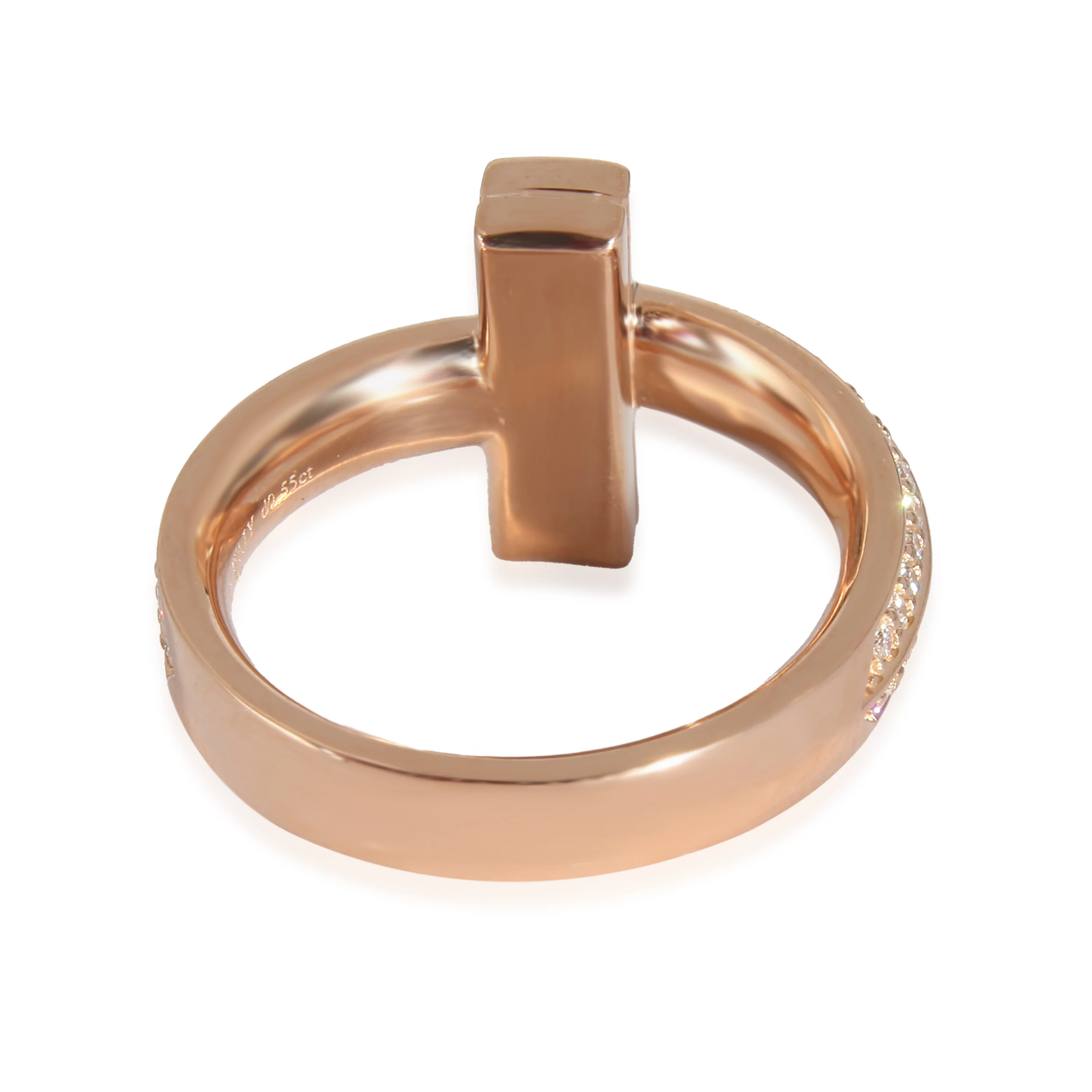 Tiffany & Co. T T1 Diamond Ring in 18K Yellow Gold 0.55 CTW - Image 4