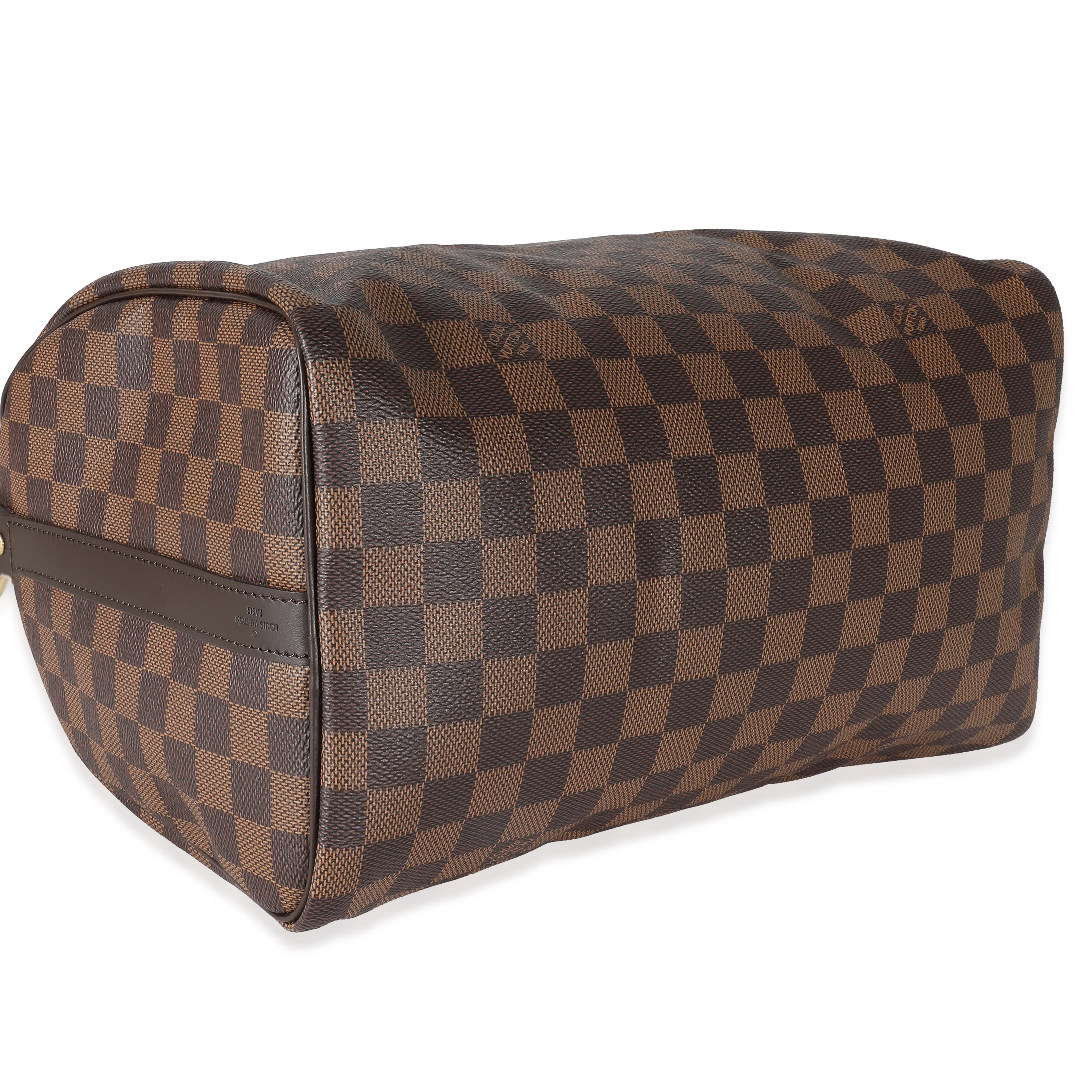 Louis Vuitton Damier Ebene Canvas Speedy Bandouliere 30 - Image 4