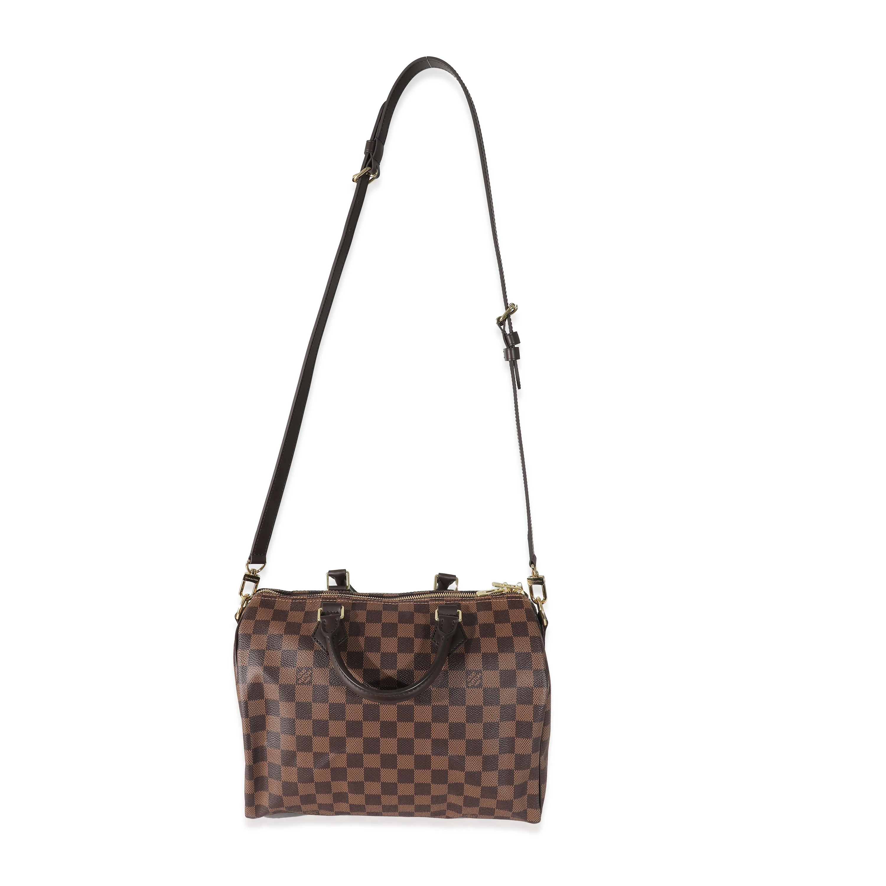 Louis Vuitton Damier Ebene Canvas Speedy Bandouliere 30 - Image 7