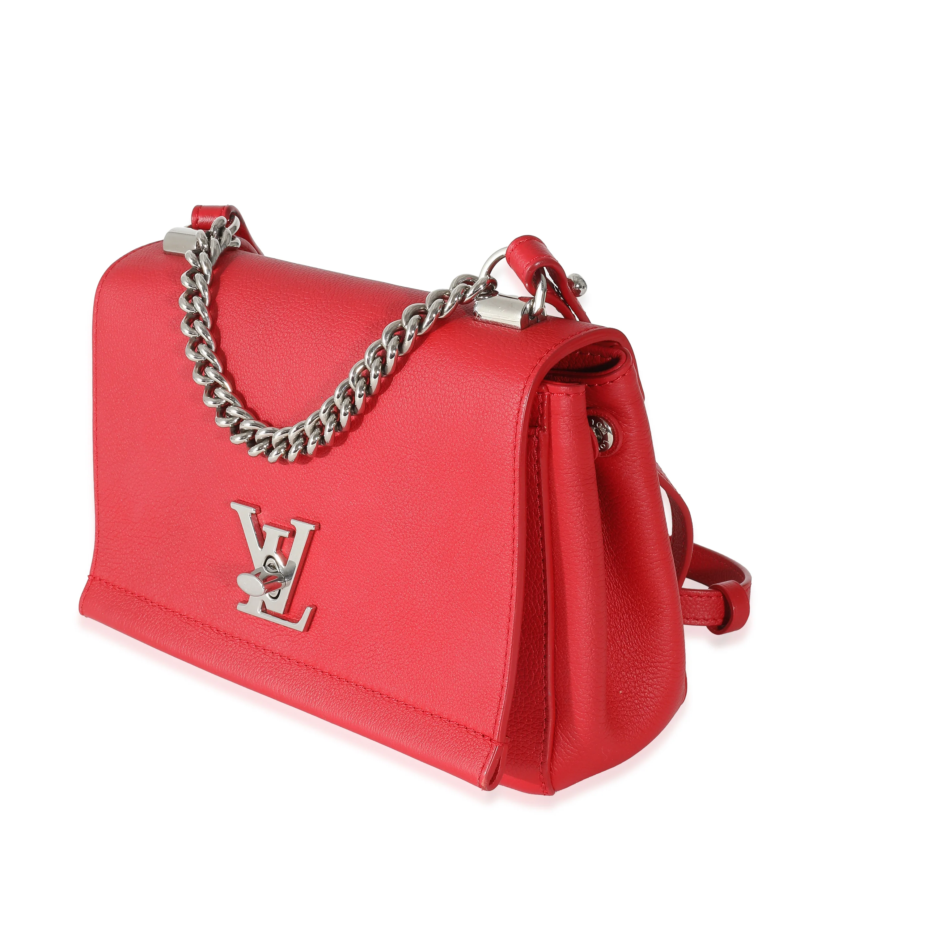 Louis Vuitton Rubis Pebbled Leather Lockme II BB - Image 2