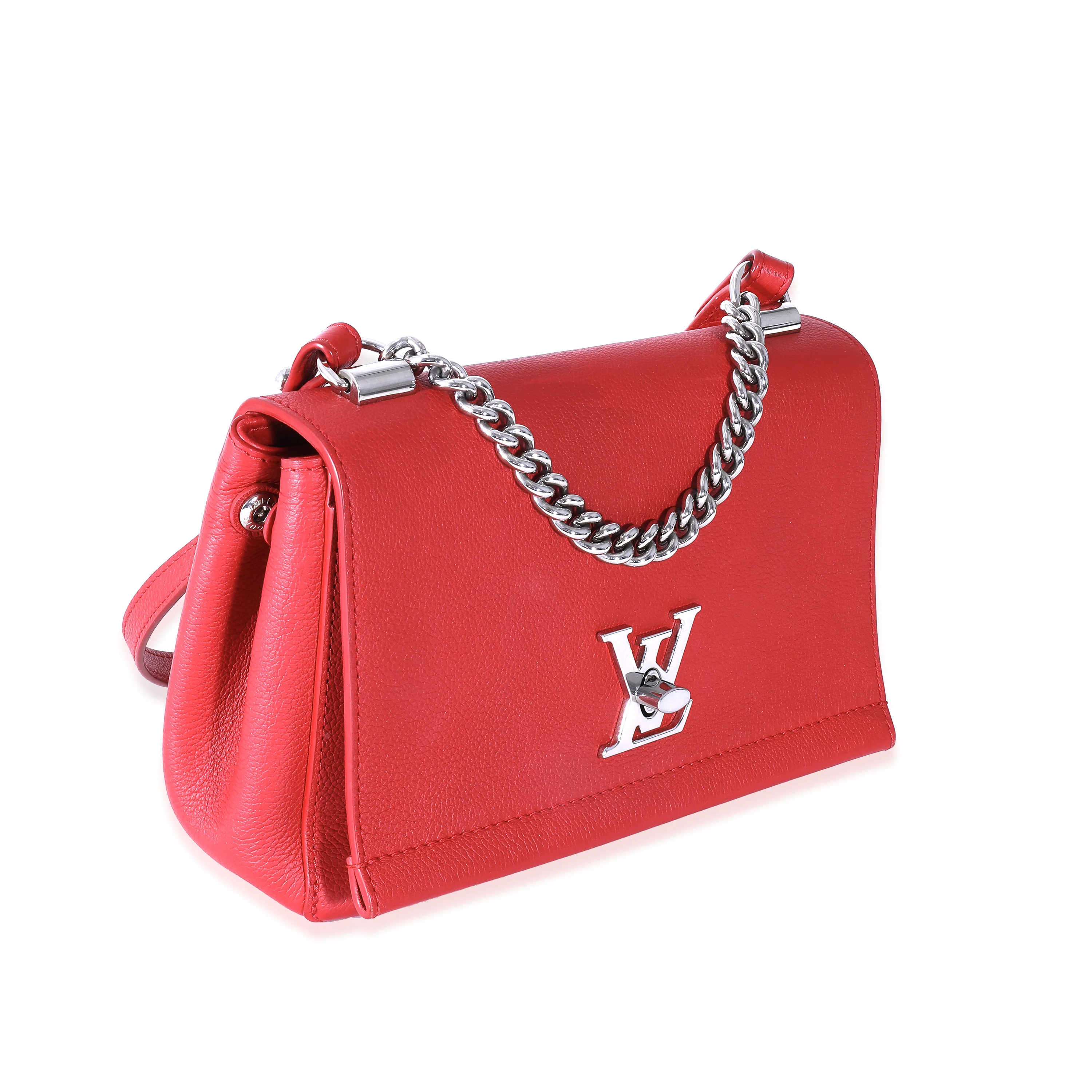 Louis Vuitton Rubis Pebbled Leather Lockme II BB - Image 3