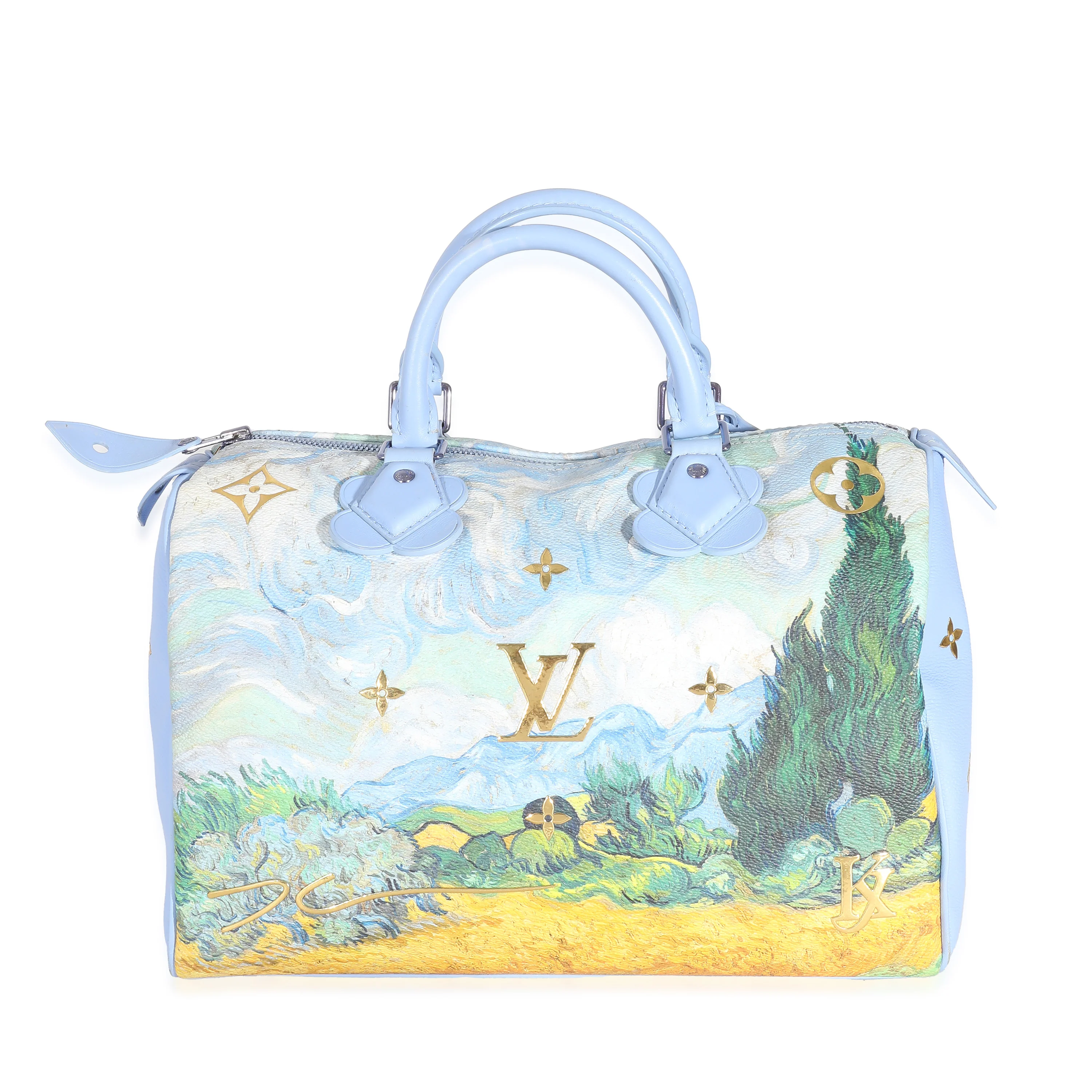 Louis Vuitton x Jeff Koons Masters Van Gogh Canvas Speedy 30 - Image 4