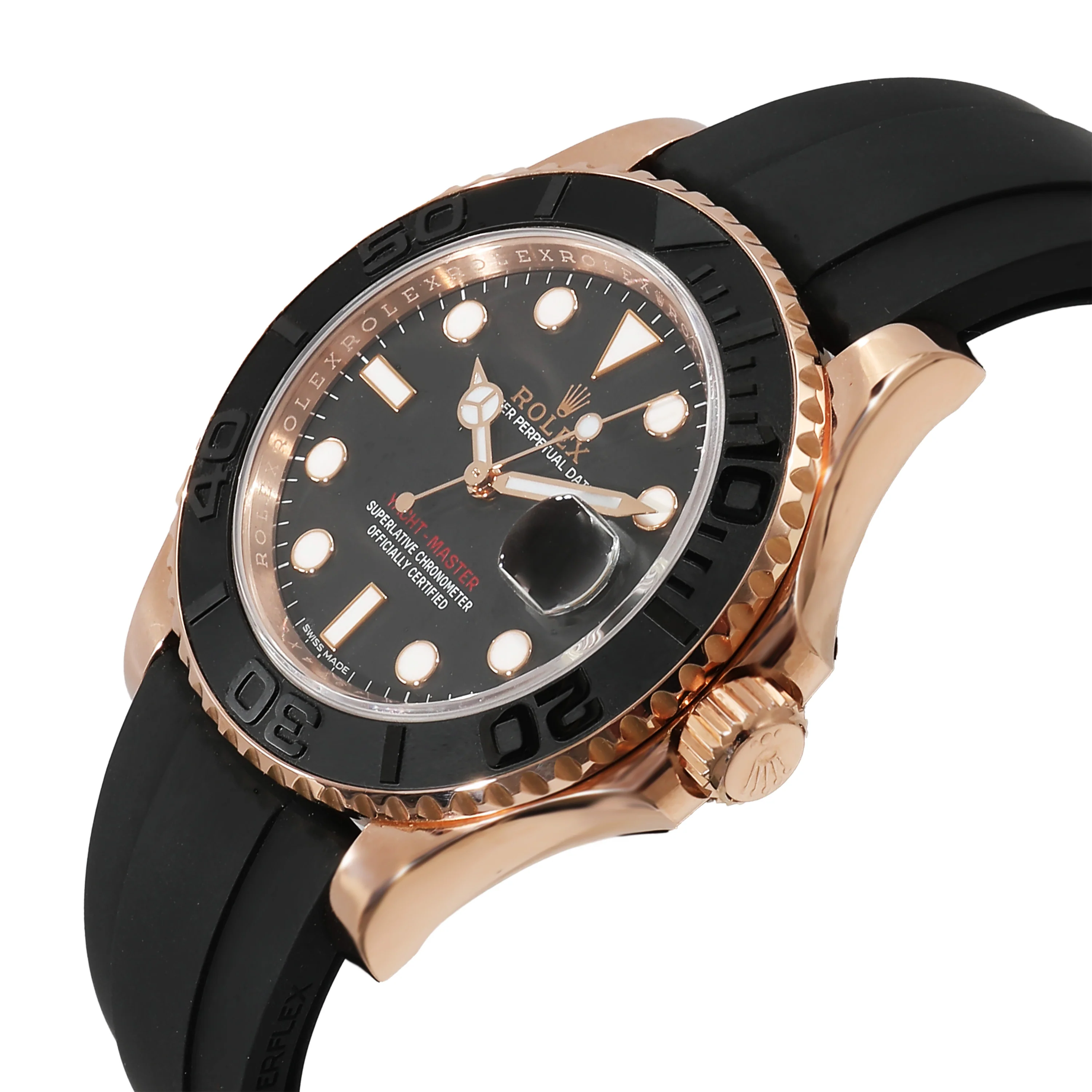 Rolex Yacht-Master 116655 Mens Watch in 18kt Rose Gold - Image 3