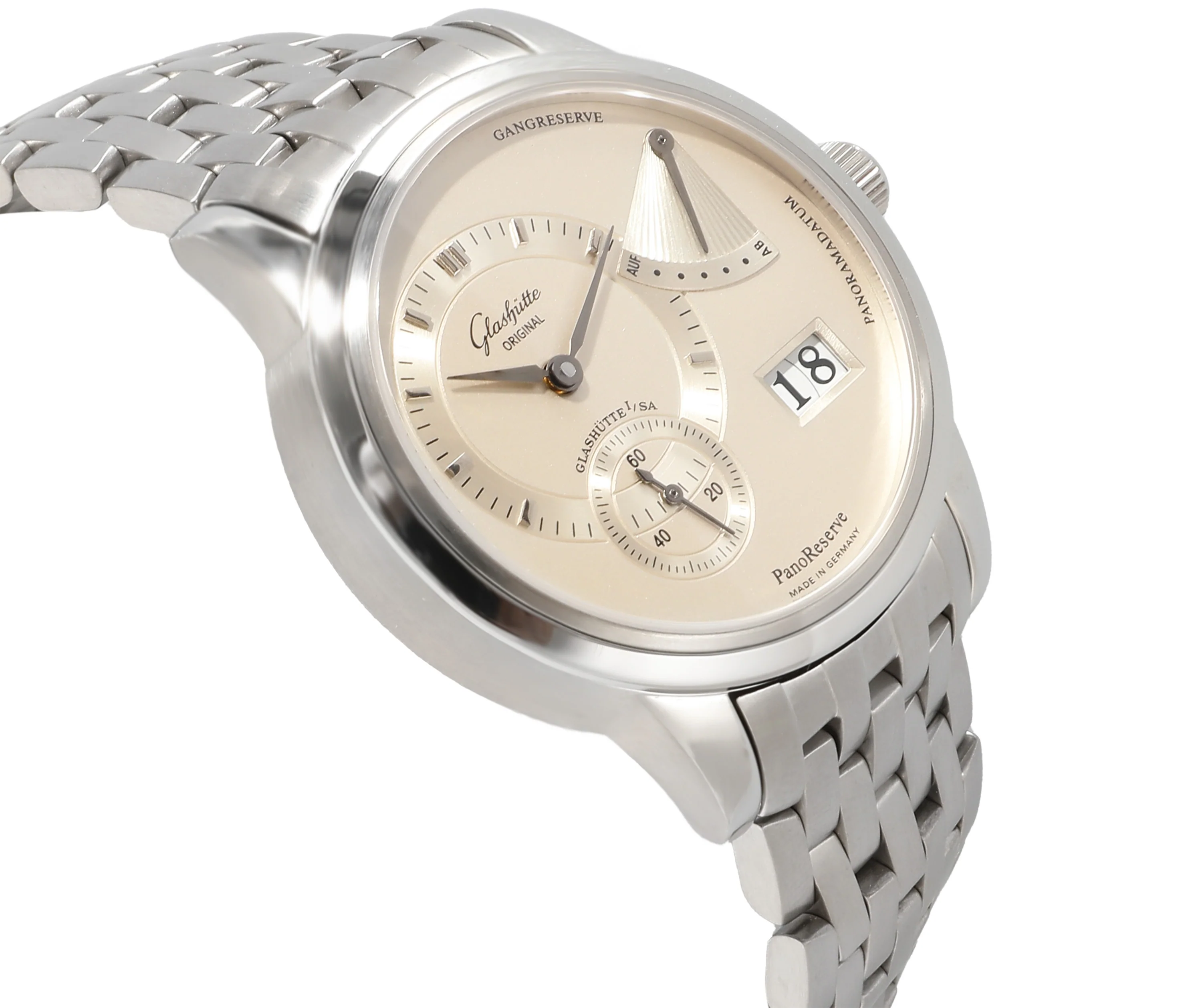 Glashutte PanoReserve 65-01-02-02-04 Mens Watch in Stainless Steel - Image 2