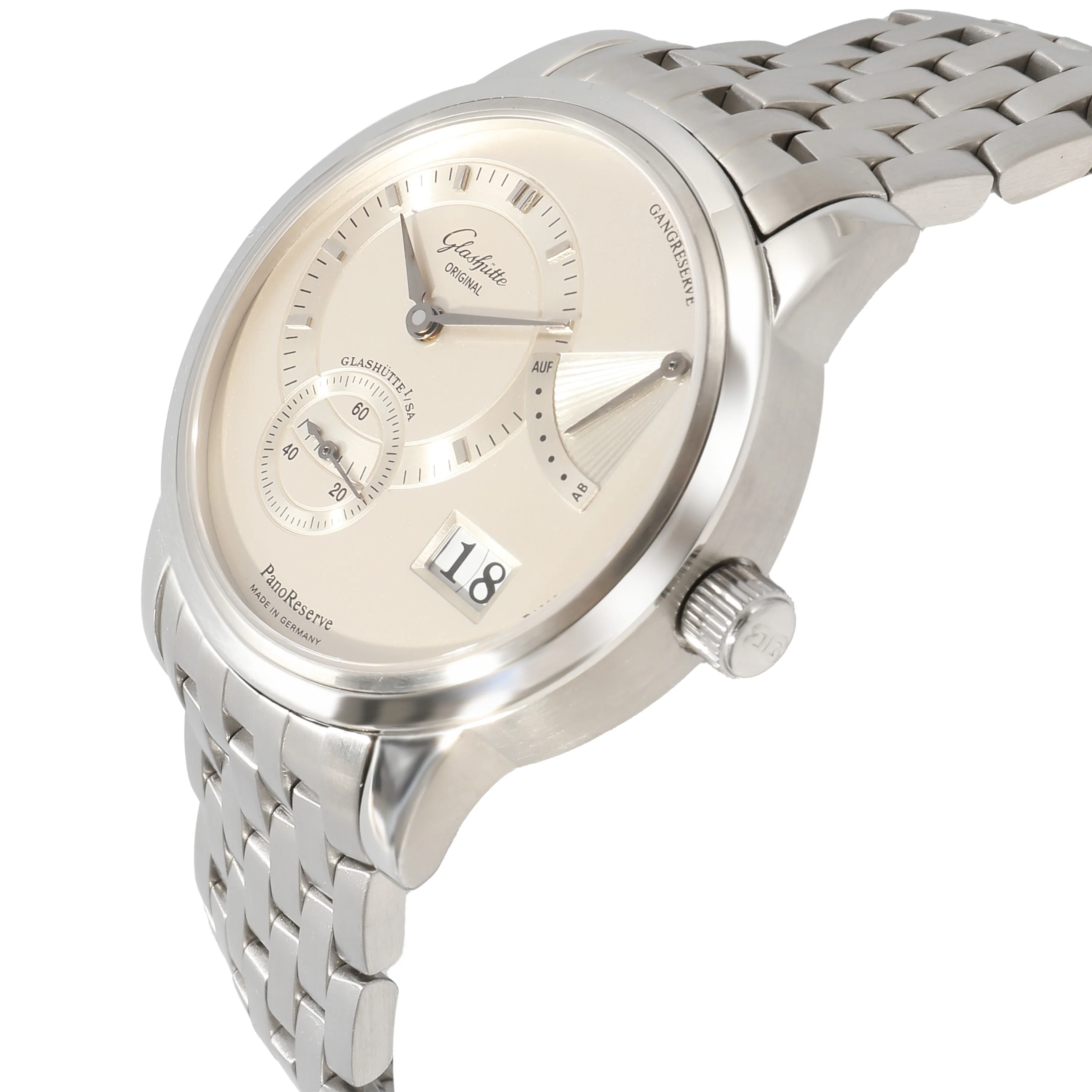 Glashutte PanoReserve 65-01-02-02-04 Mens Watch in Stainless Steel - Image 3