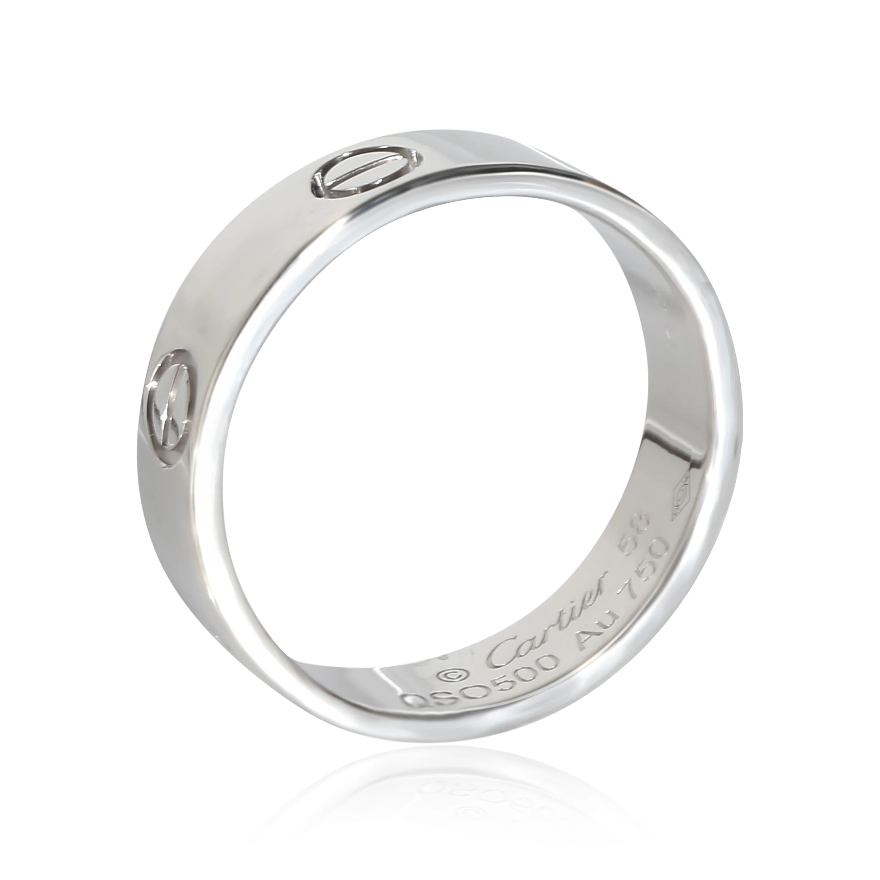 Cartier Love Ring in 18K White Gold - Image 3