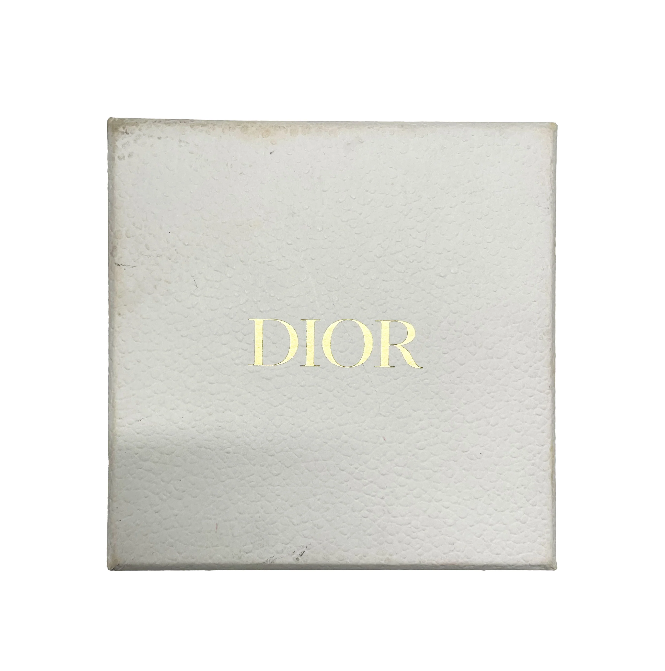 Christian Dior Gold Tone Letter Necklace With Multi Color Crystals - Image 4