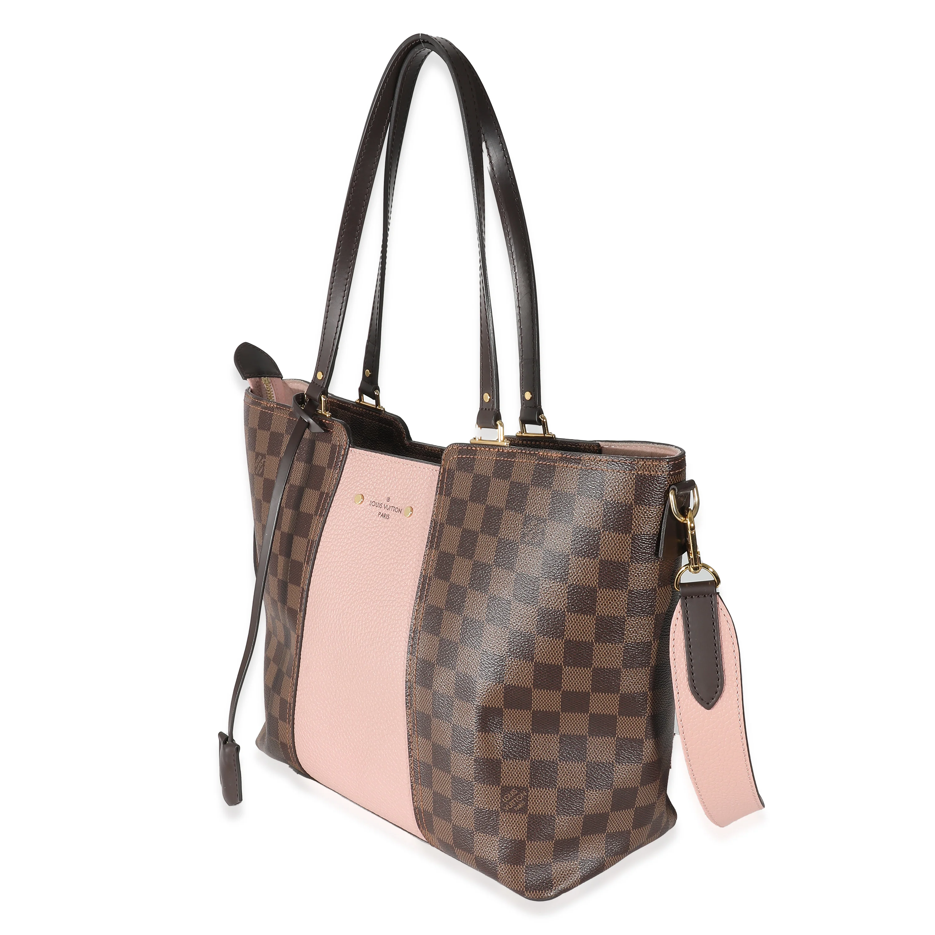 Louis Vuitton Magnolia Damier Ebene Canvas Jersey Tote - Image 2