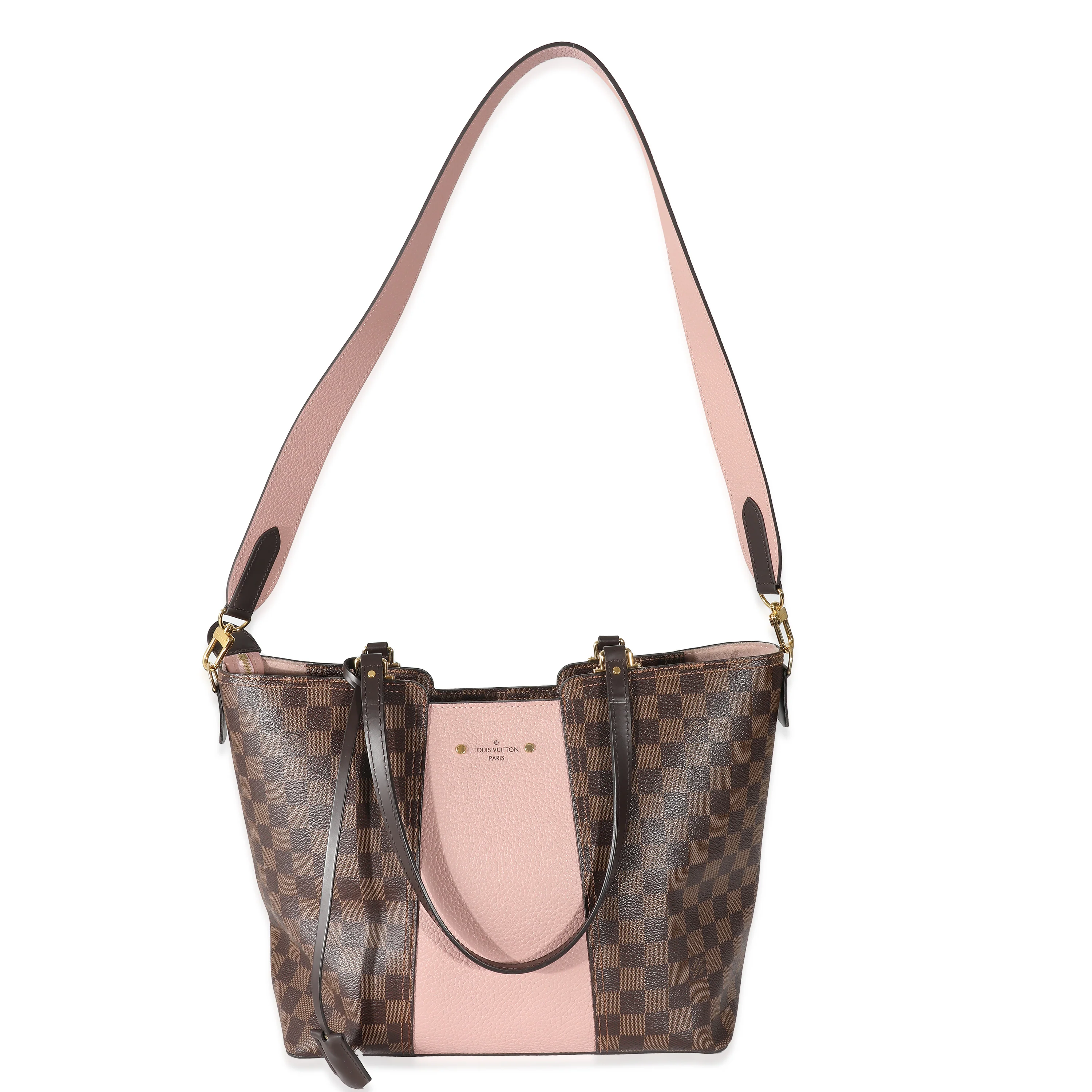 Louis Vuitton Magnolia Damier Ebene Canvas Jersey Tote - Image 8