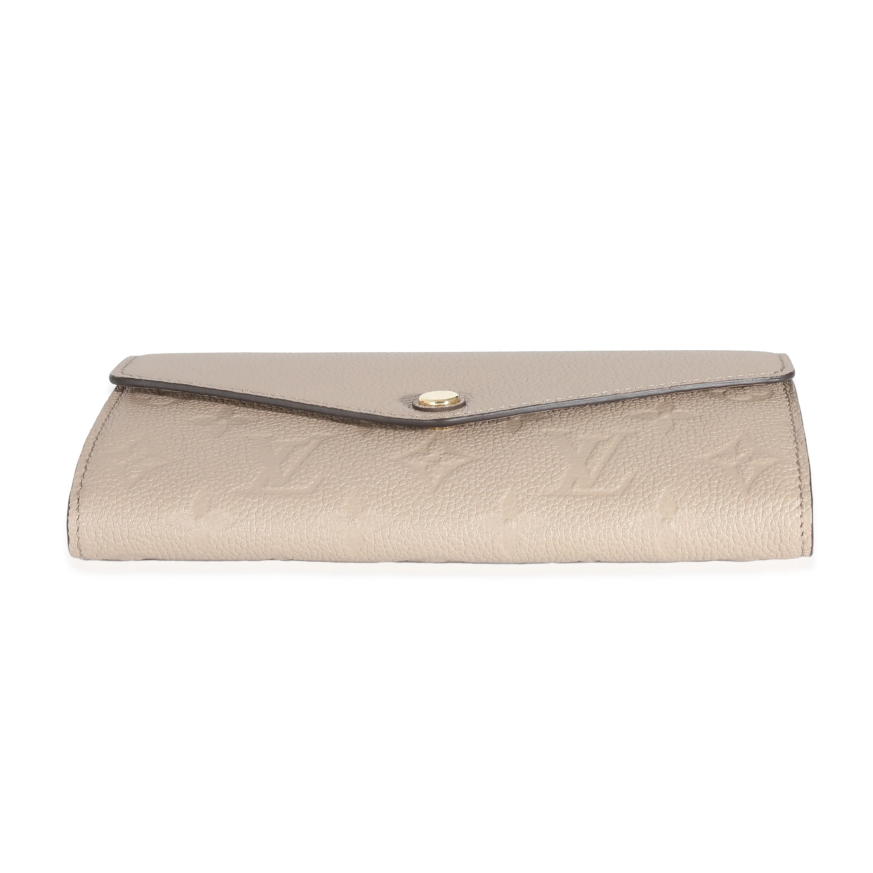 Louis Vuitton Tourterelle Monogram Empreinte Sarah Wallet - Image 6