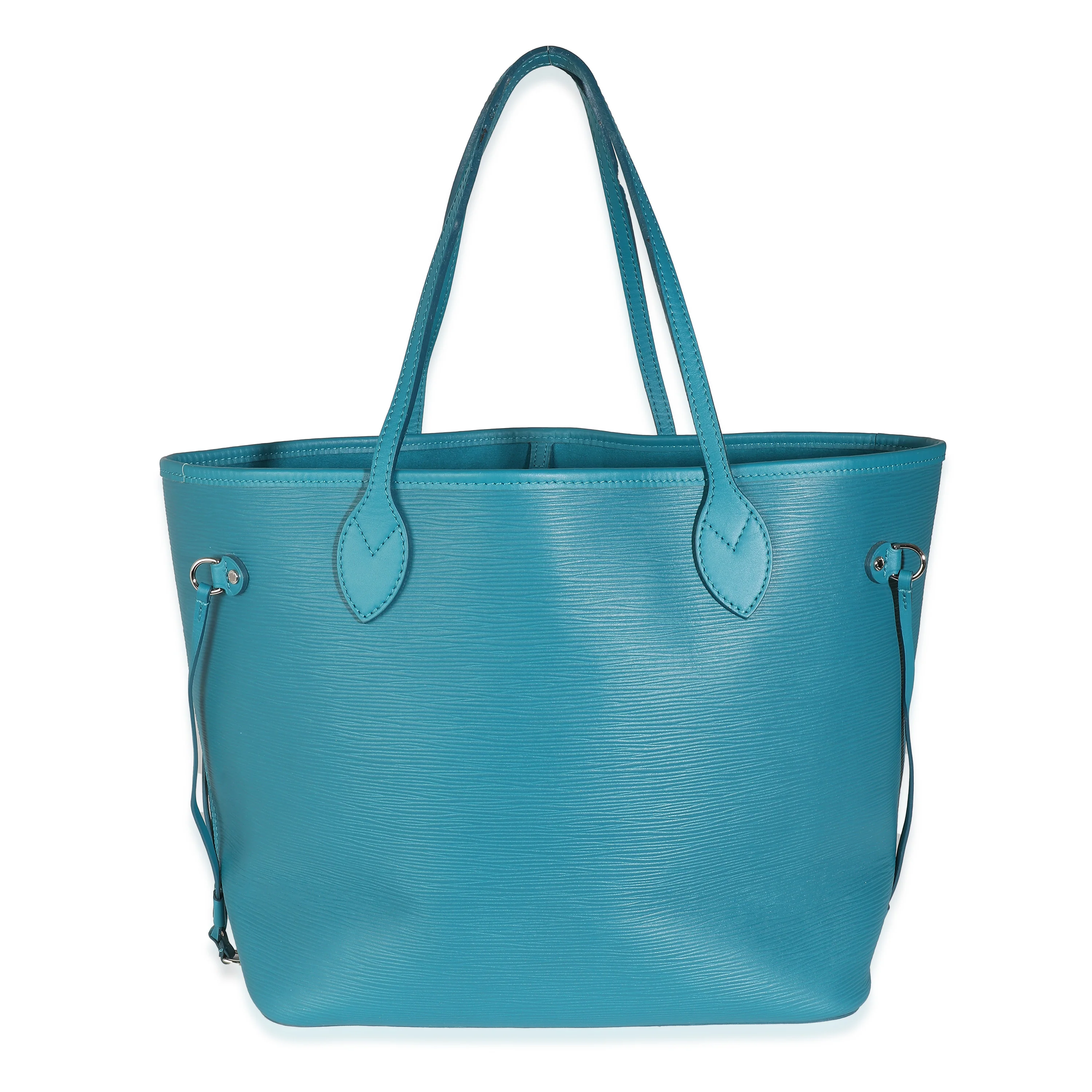 Louis Vuitton Cyan Blue Epi Neverfull MM - Image 5