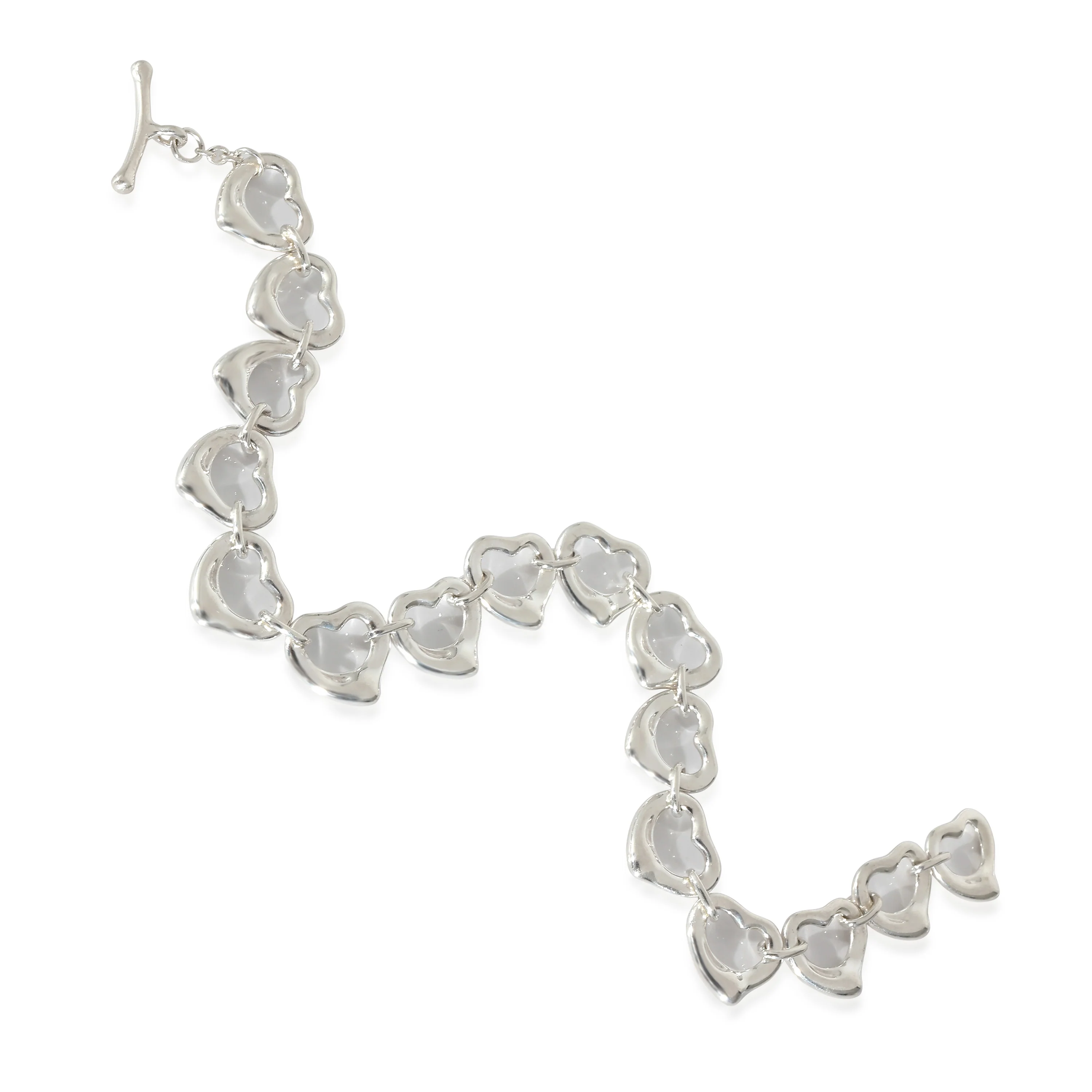 Tiffany & Co. Elsa Peretti Open Hearts Link Bracelet in Sterling Silver - Image 3