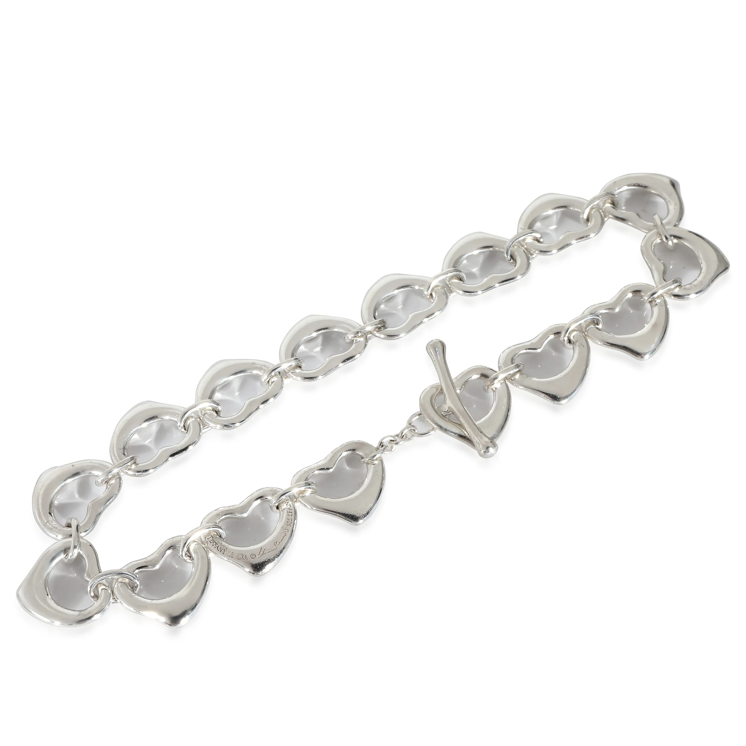 Tiffany & Co. Elsa Peretti Open Hearts Link Bracelet in Sterling Silver - Image 4