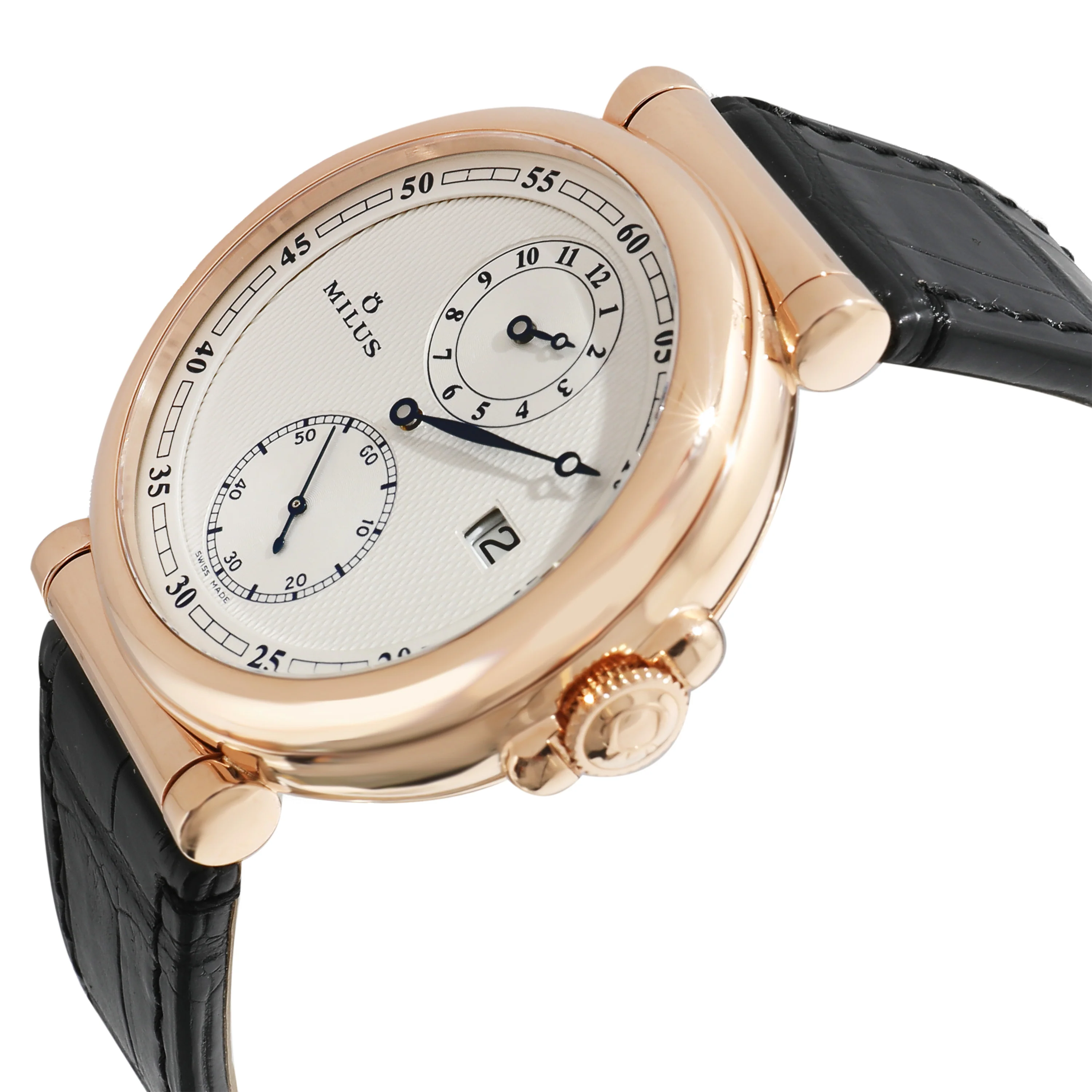 Zetios Regulator ZET-ZP01 Mens Watch in 18kt Rose Gold - Image 3
