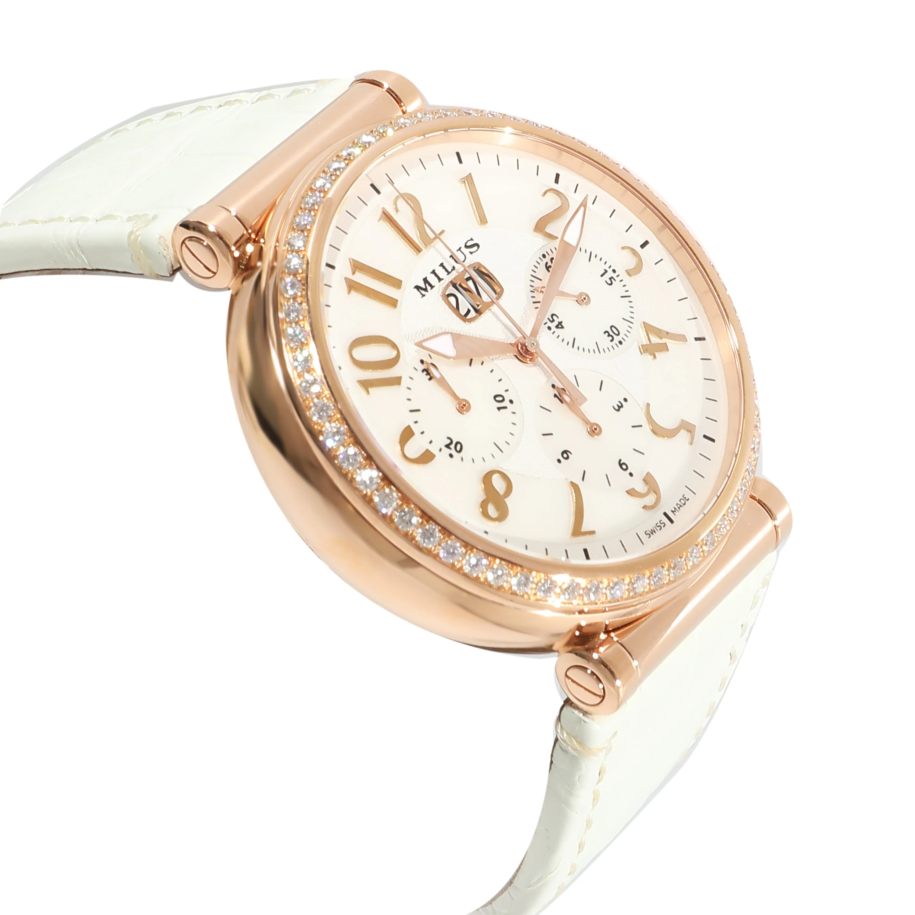 Zetios Chrono ZETC-ZP01 Mens Watch in 18kt Rose Gold - Image 2
