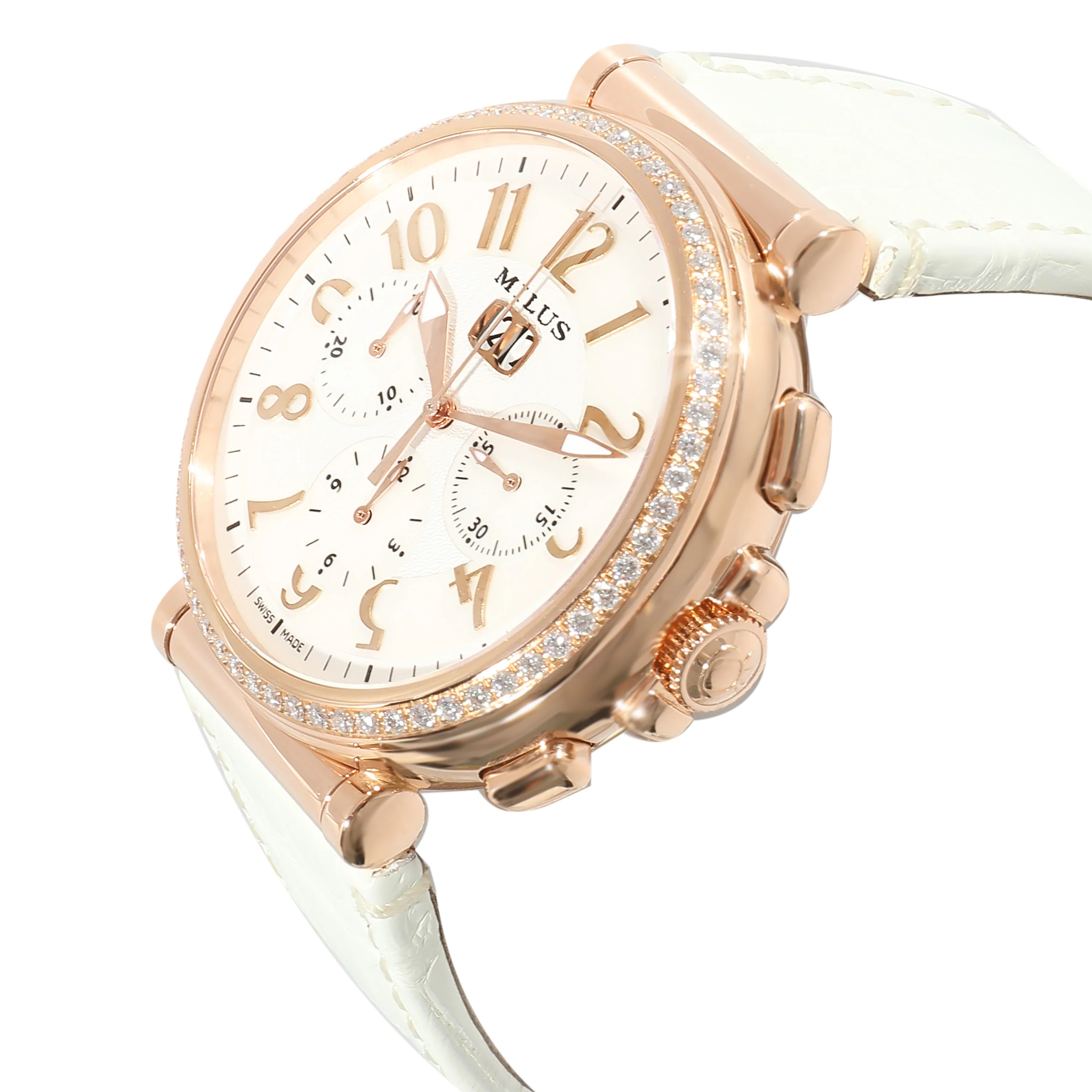 Zetios Chrono ZETC-ZP01 Mens Watch in 18kt Rose Gold - Image 3