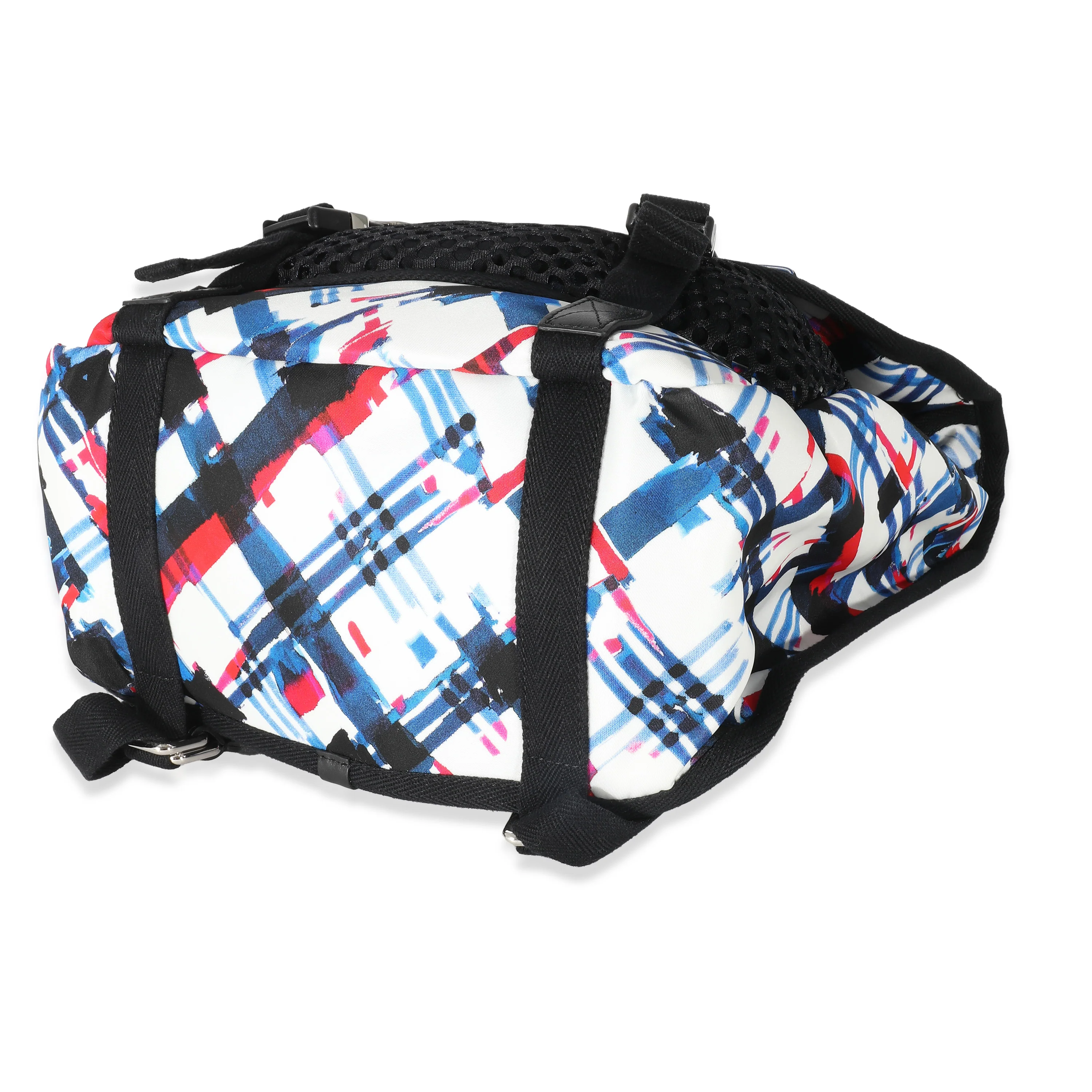 Blue White Red Nylon Airline Backpack - Image 4