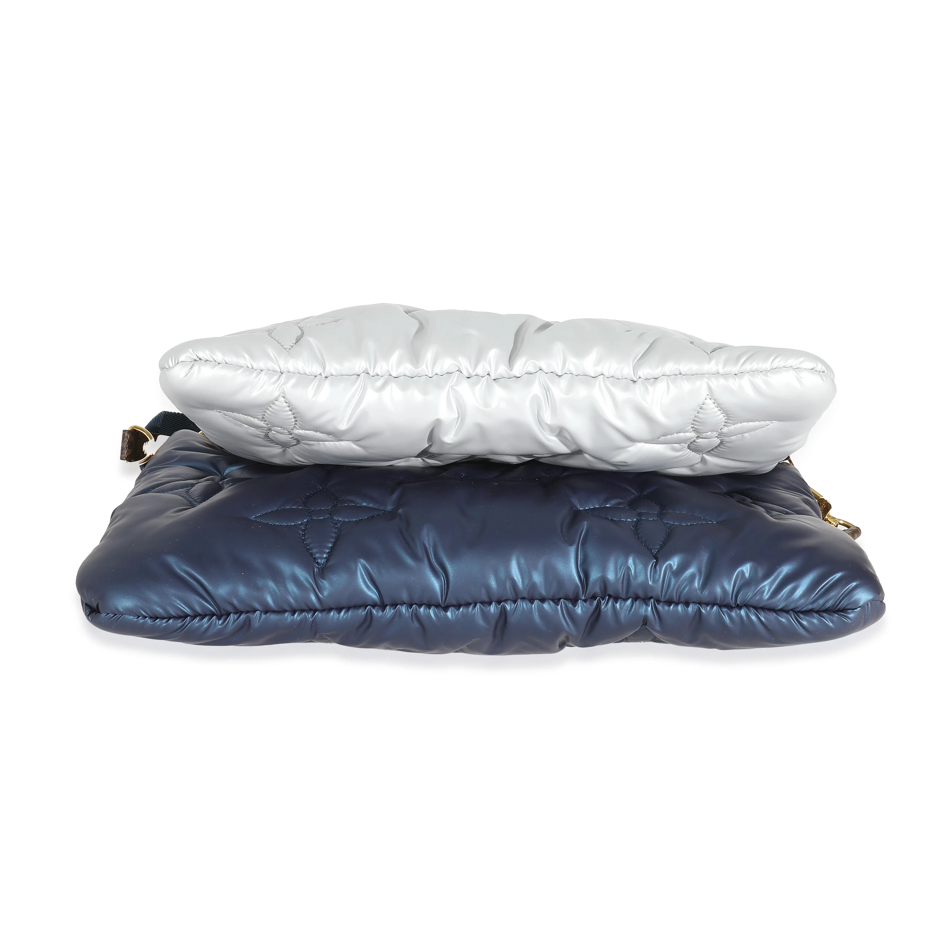 Louis Vuitton Navy Silver Econyl Maxi Multi Pochette Accessoires - Image 3