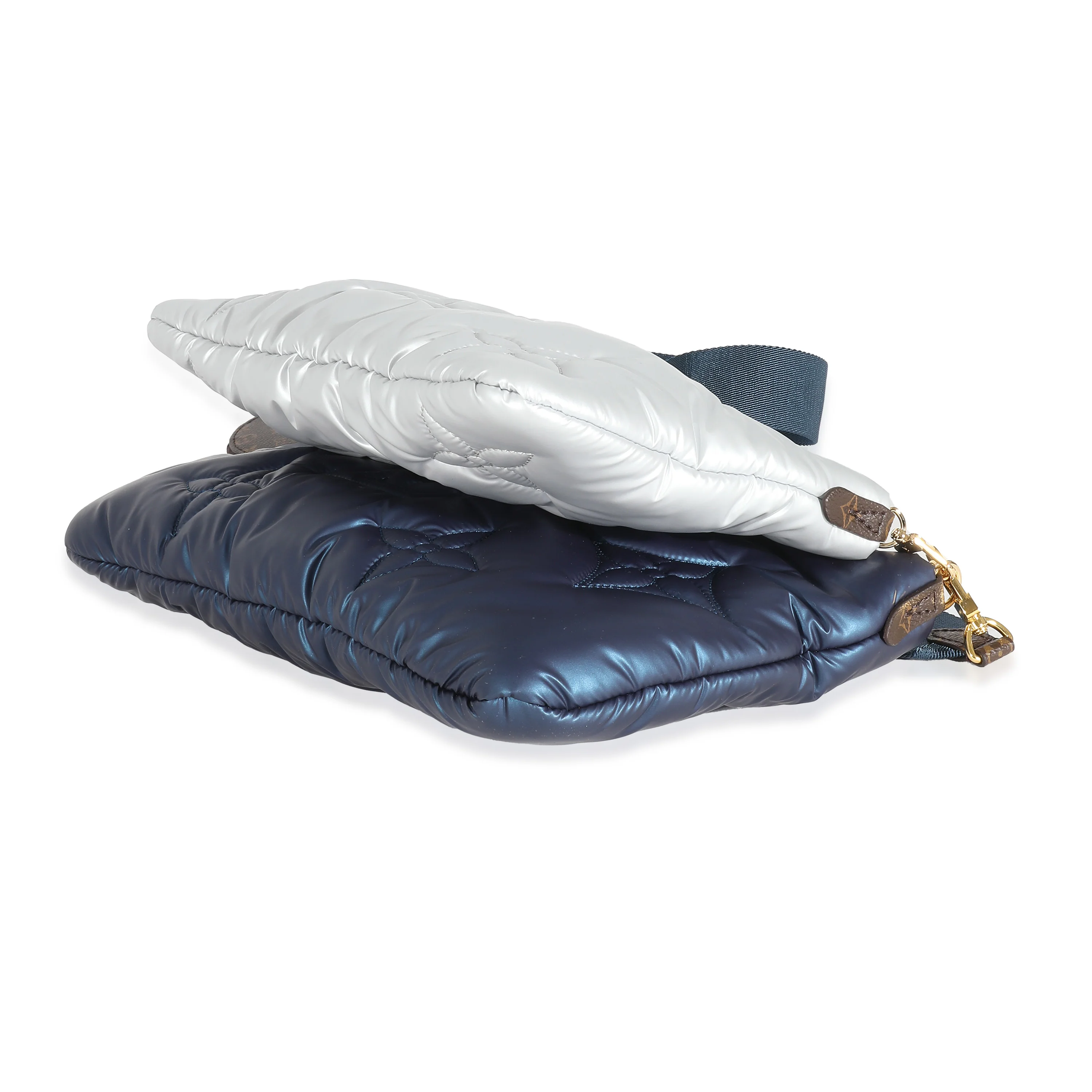 Louis Vuitton Navy Silver Econyl Maxi Multi Pochette Accessoires - Image 5