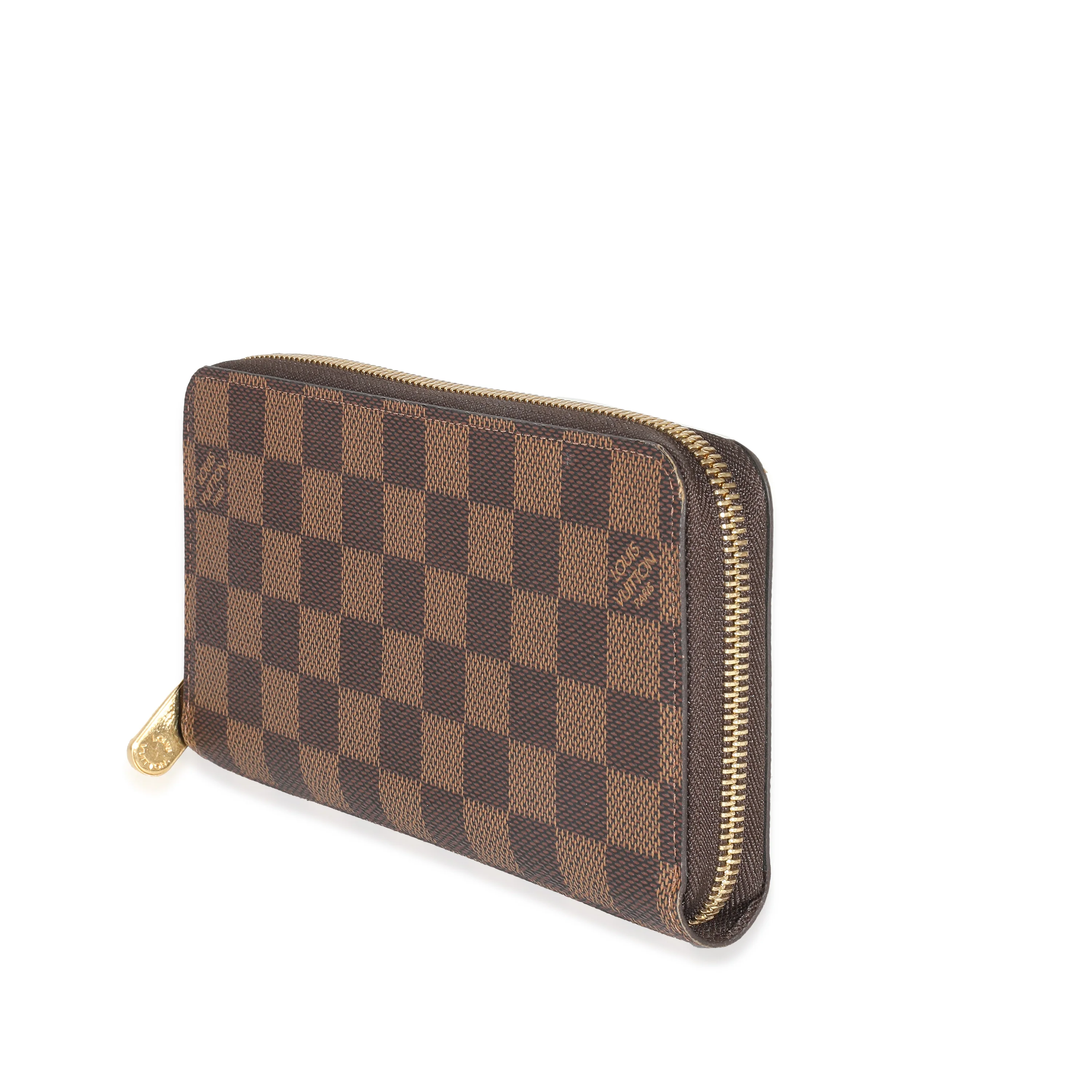 Louis Vuitton Damier Ebene Canvas Zippy Wallet - Image 2