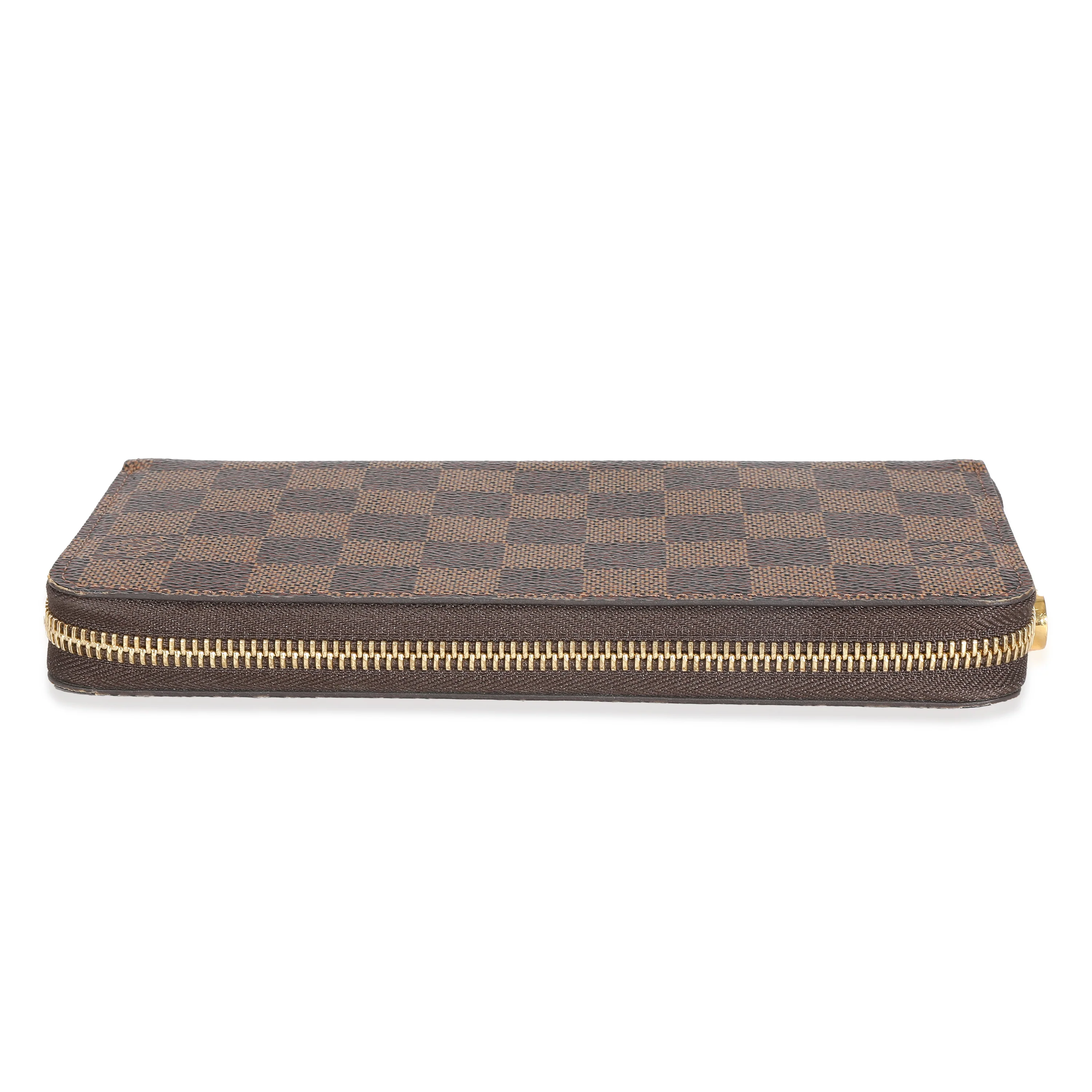Louis Vuitton Damier Ebene Canvas Zippy Wallet - Image 6