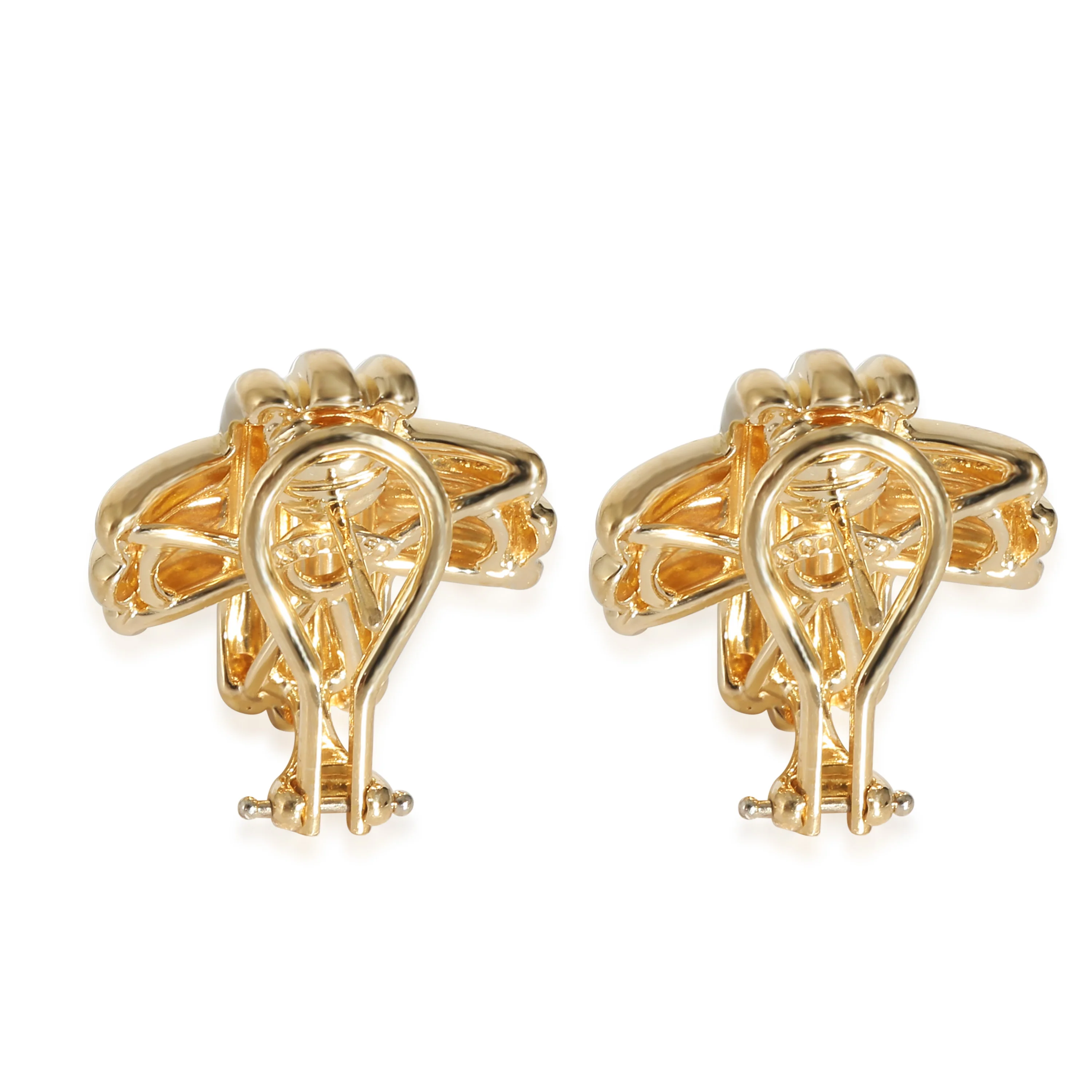 Tiffany & Co. Vintage Signature X Earrings in 18K Yellow Gold - Image 3
