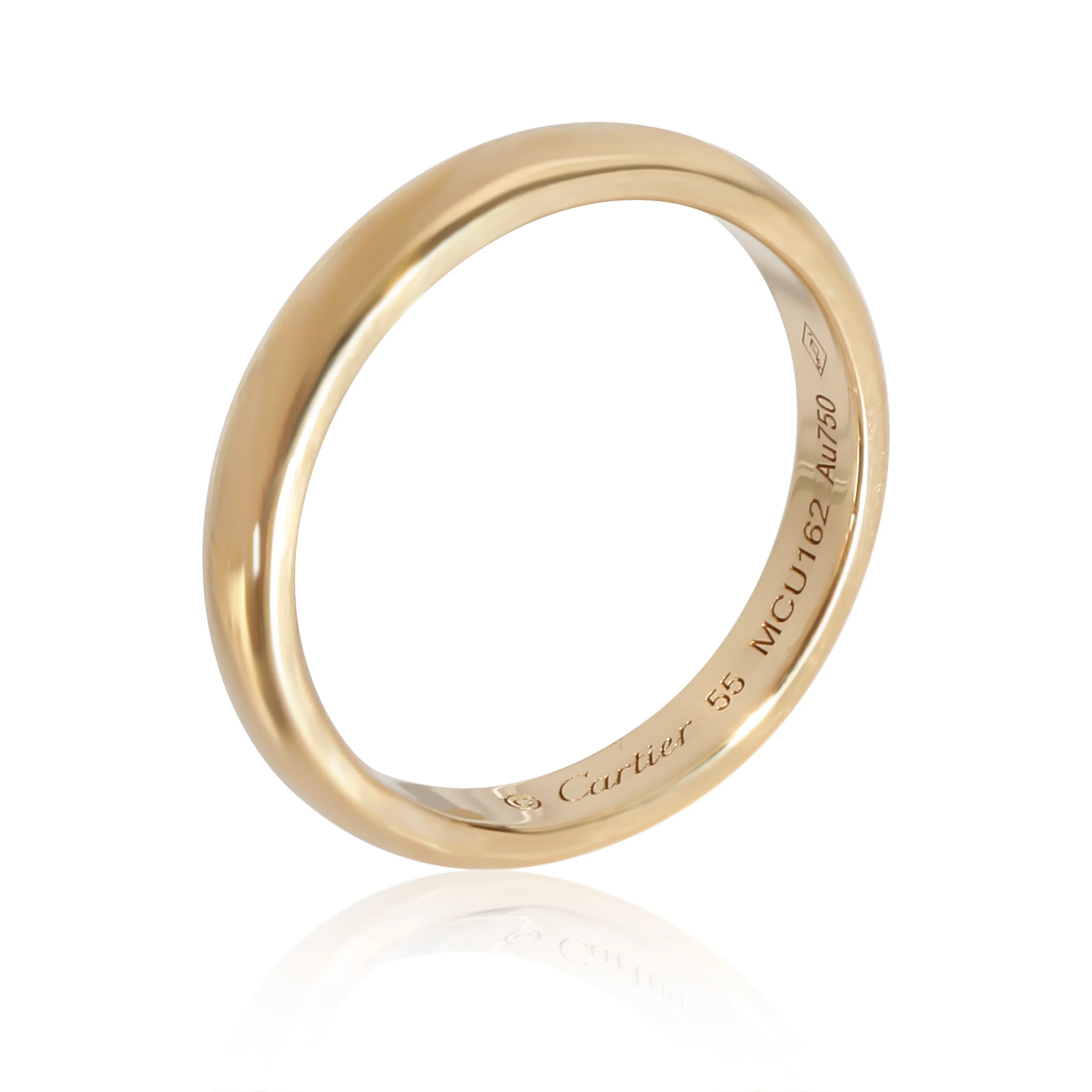 Cartier 1895 Wedding Band in 18K Yellow Gold - Image 2