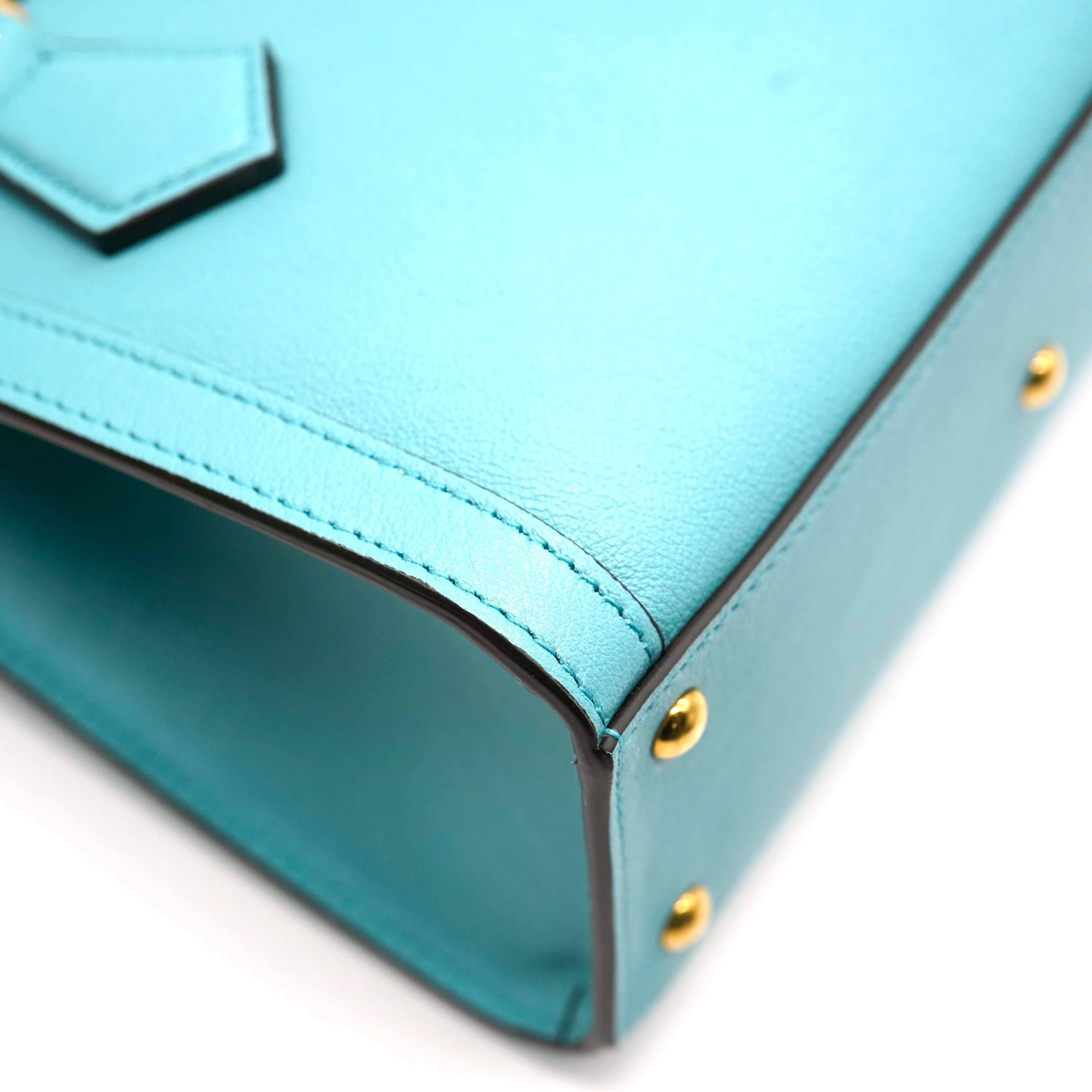 Gucci Dusty Azure Wonka Calfskin Mini Diana Tote Bag - Image 7